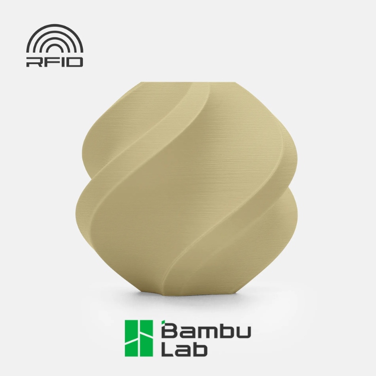 Filament Bambu Lab Pla Matte 1,75 mm 1 kg z wielorazową szpulą Desert Tan