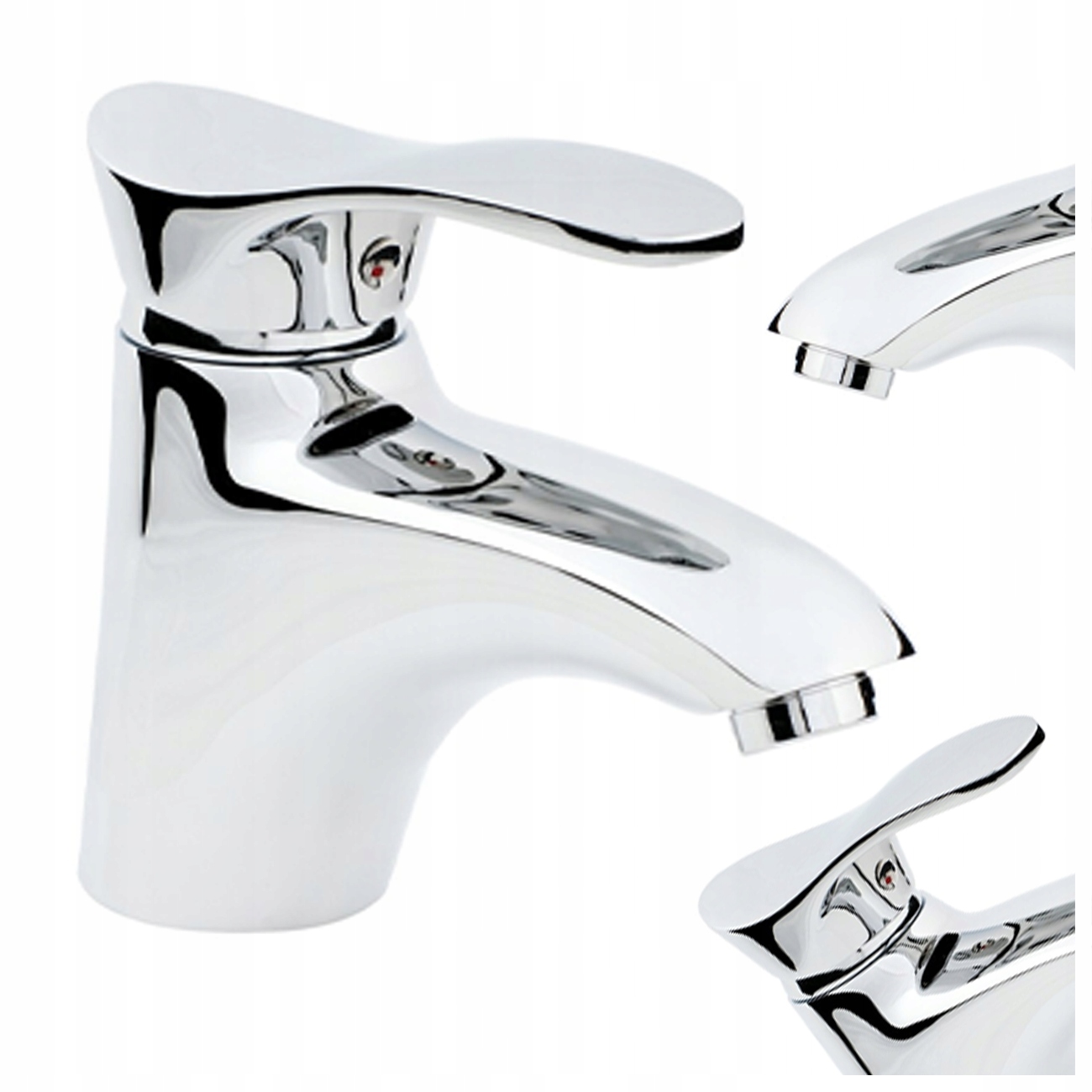 Stojanková Kúpeľňová Umývadlová Batéria Greta Chróm Vysoká Kvalita