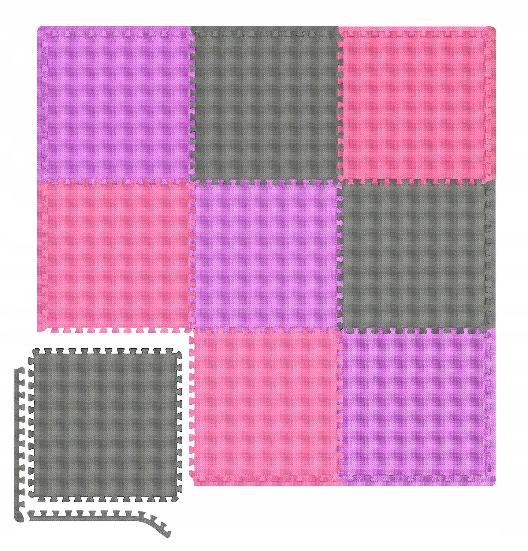 

Mata puzzle Eva piankowa ochronna do ćwiczeń 9szt