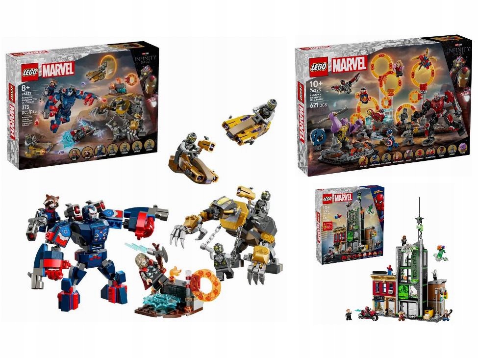 Klocki Lego Marvel 76322 Avengers: Koniec gry Thor kontra Chitauri Dwa Su