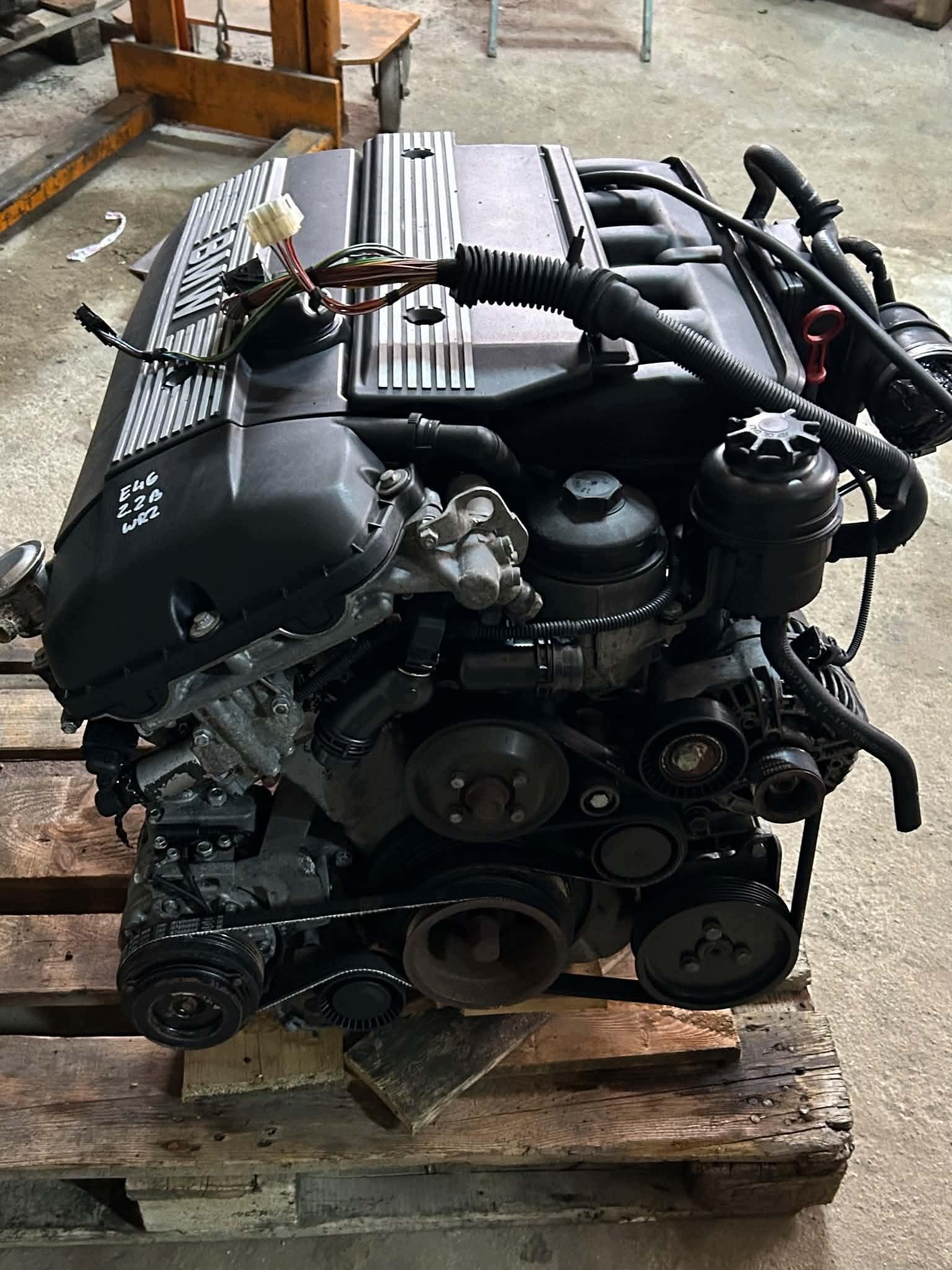 engine complete Z with accessories BMW 3 E46 LIFT 2.2 B OE 226S1 170KM SPRAWNY