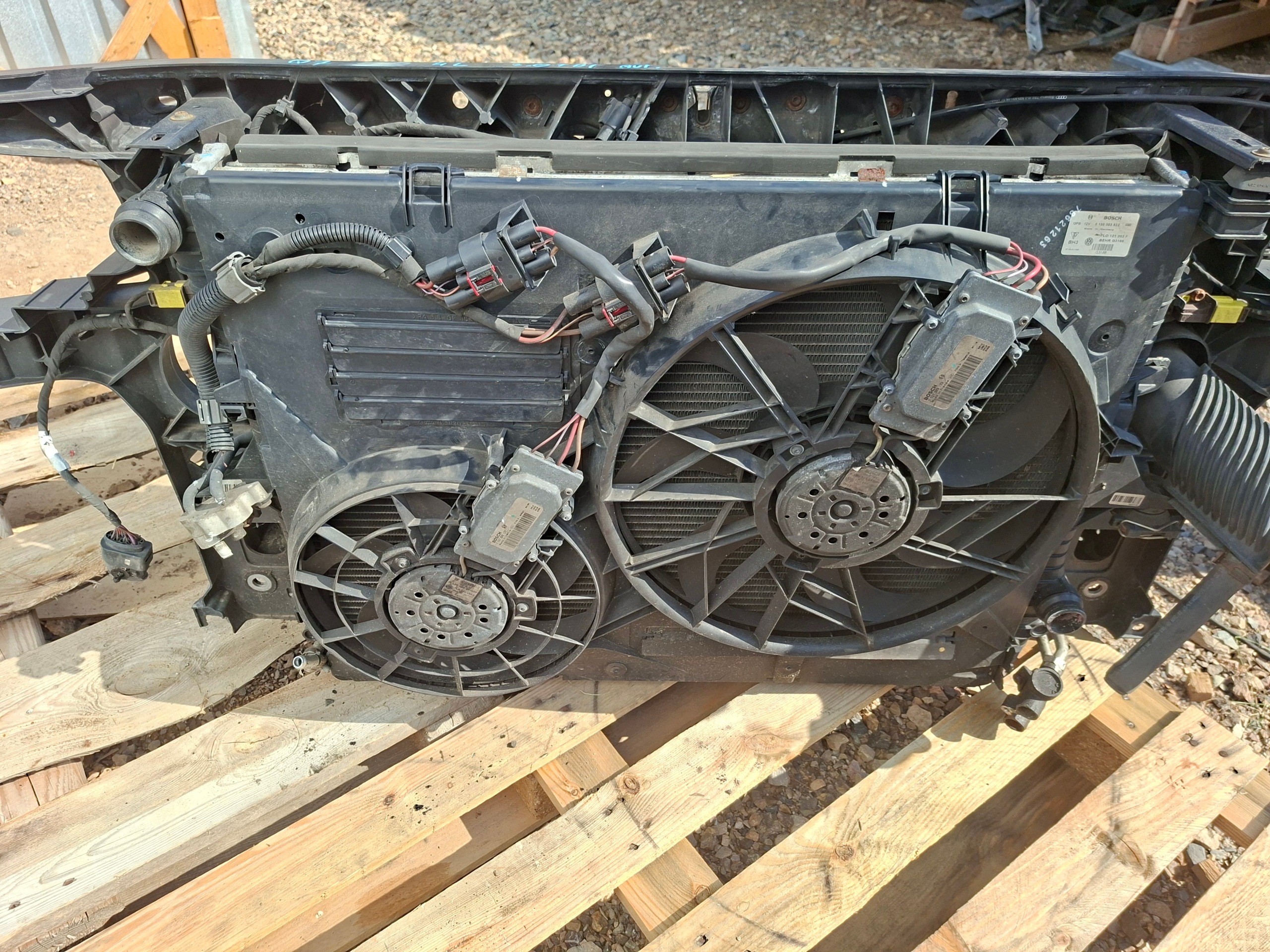 front body wall front z chlodnicami complete q7 4l 3.0 engine BUK AUTOMAT