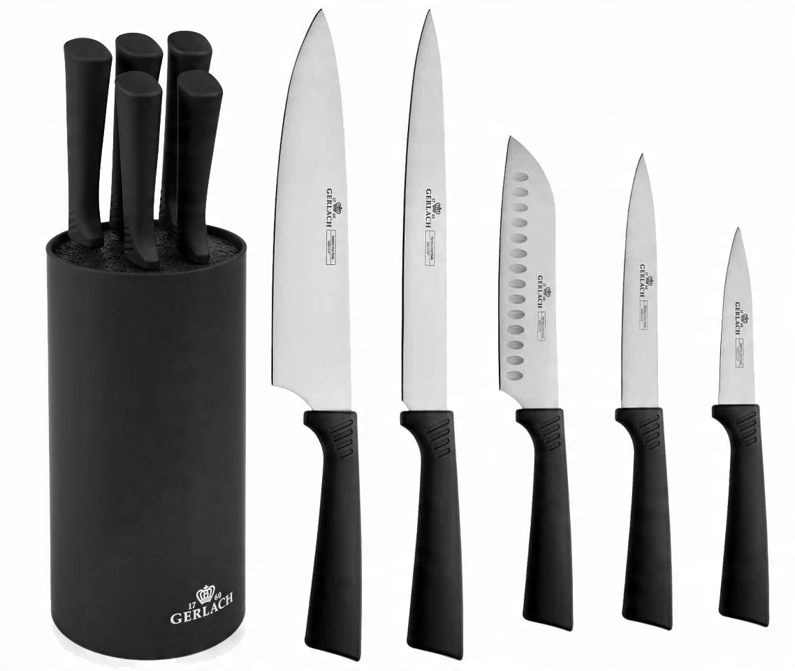 

Gerlach Zestaw noży w bloku Smart Black