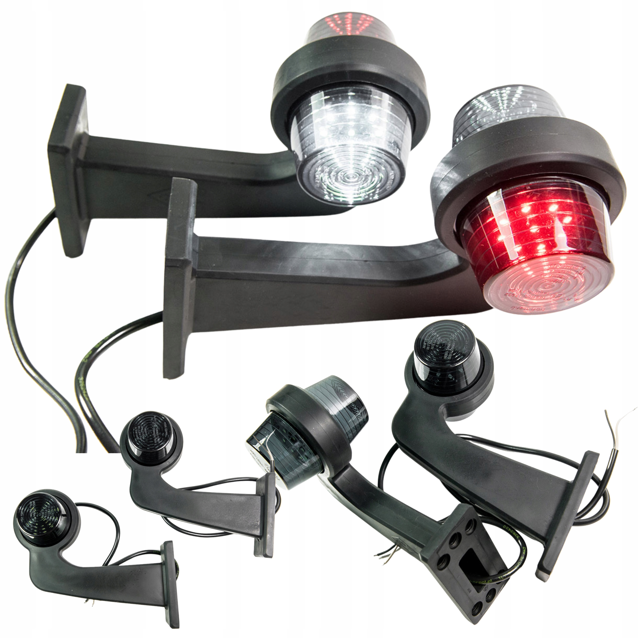 Obrysovka Autobusu Pro Montáž Nákladního Auta Tir Dánský Old School Led Graphite