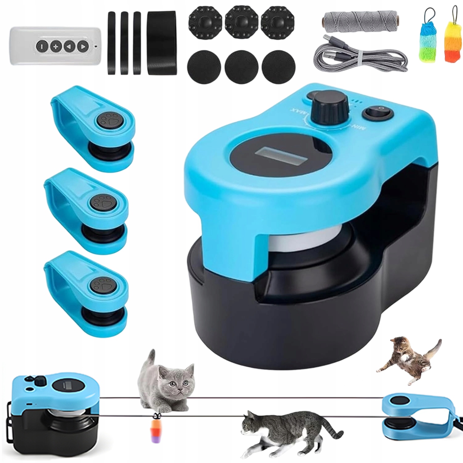 Hračka Pro Kočky Simulující Lov, Nastavitelná Rychlost