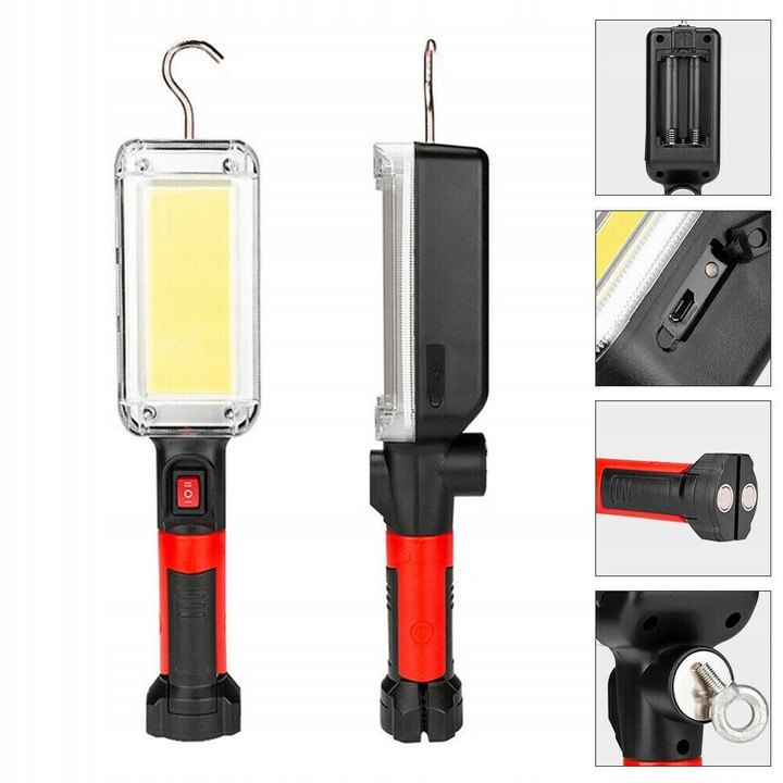 LAMPA WARSZTATOWA LED INSPEKCYJNA BARDZO MOCNA 20W AKUMULATOR LAMPA LEDÓWKA EAN (GTIN) 5600461851422