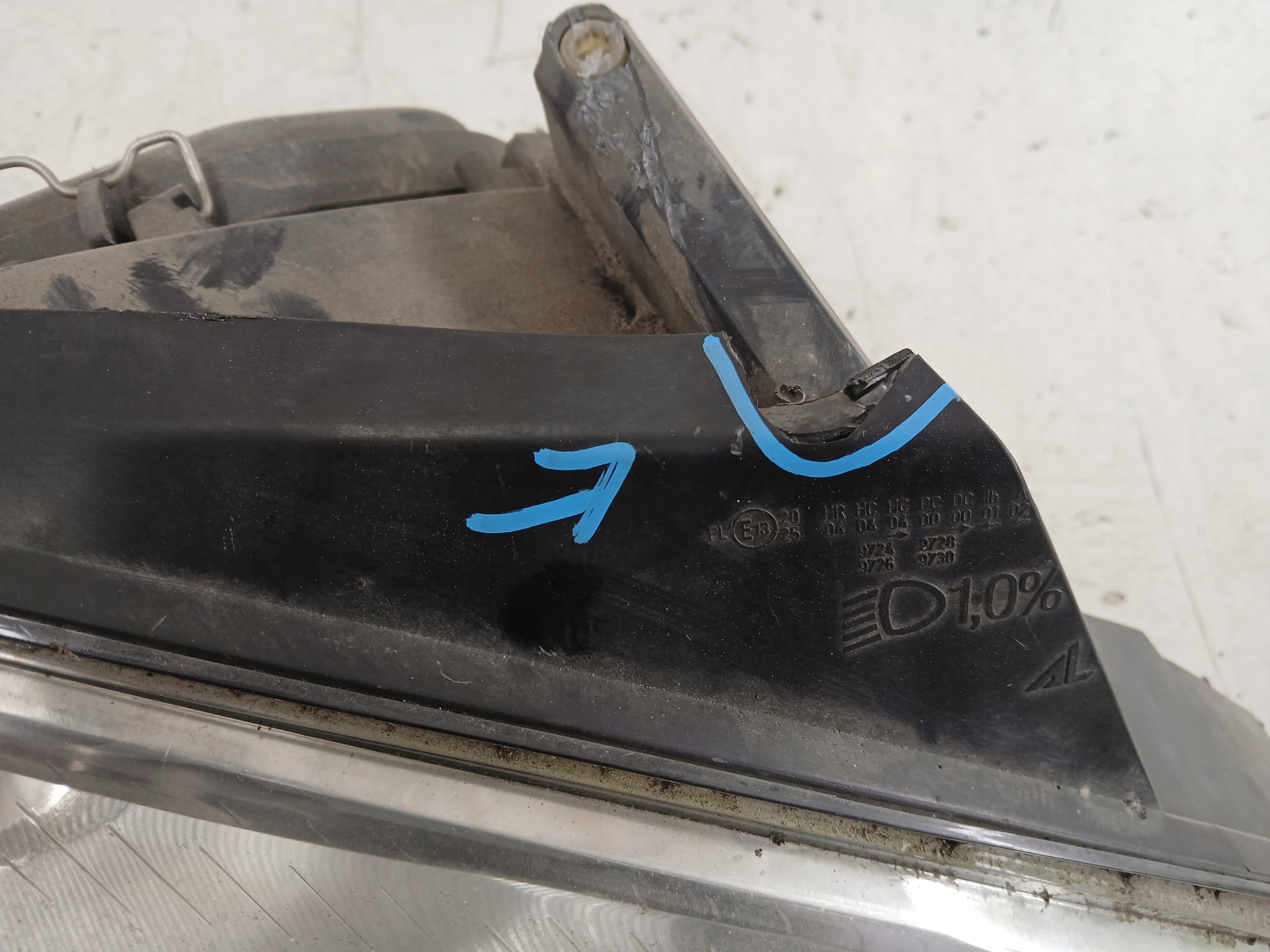 FORD GALAXY MK1 LIFT light right front LADNA