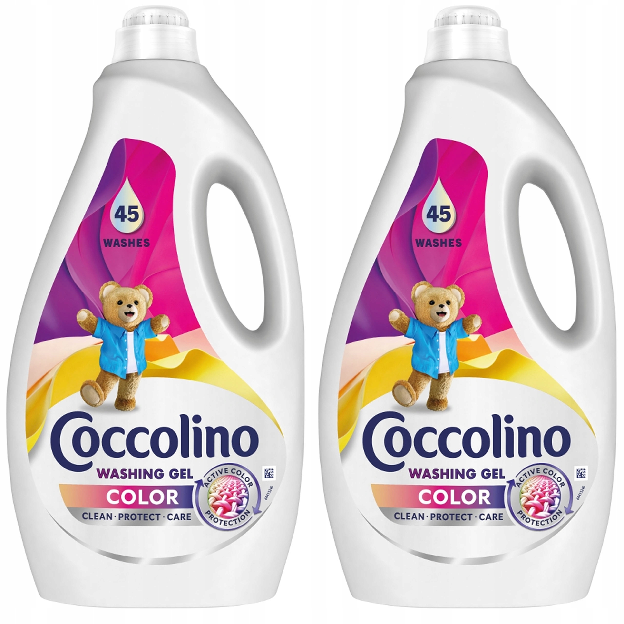 Levně Coccolino Care gel na praní Barva 2x1.8L 90 praní