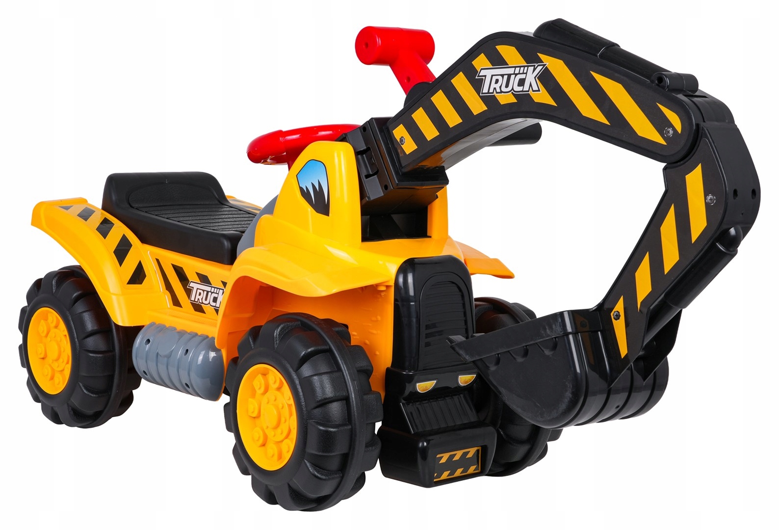 jeździk samochód Koparka odpychacz z ruchomą łyżką schowek na skarby