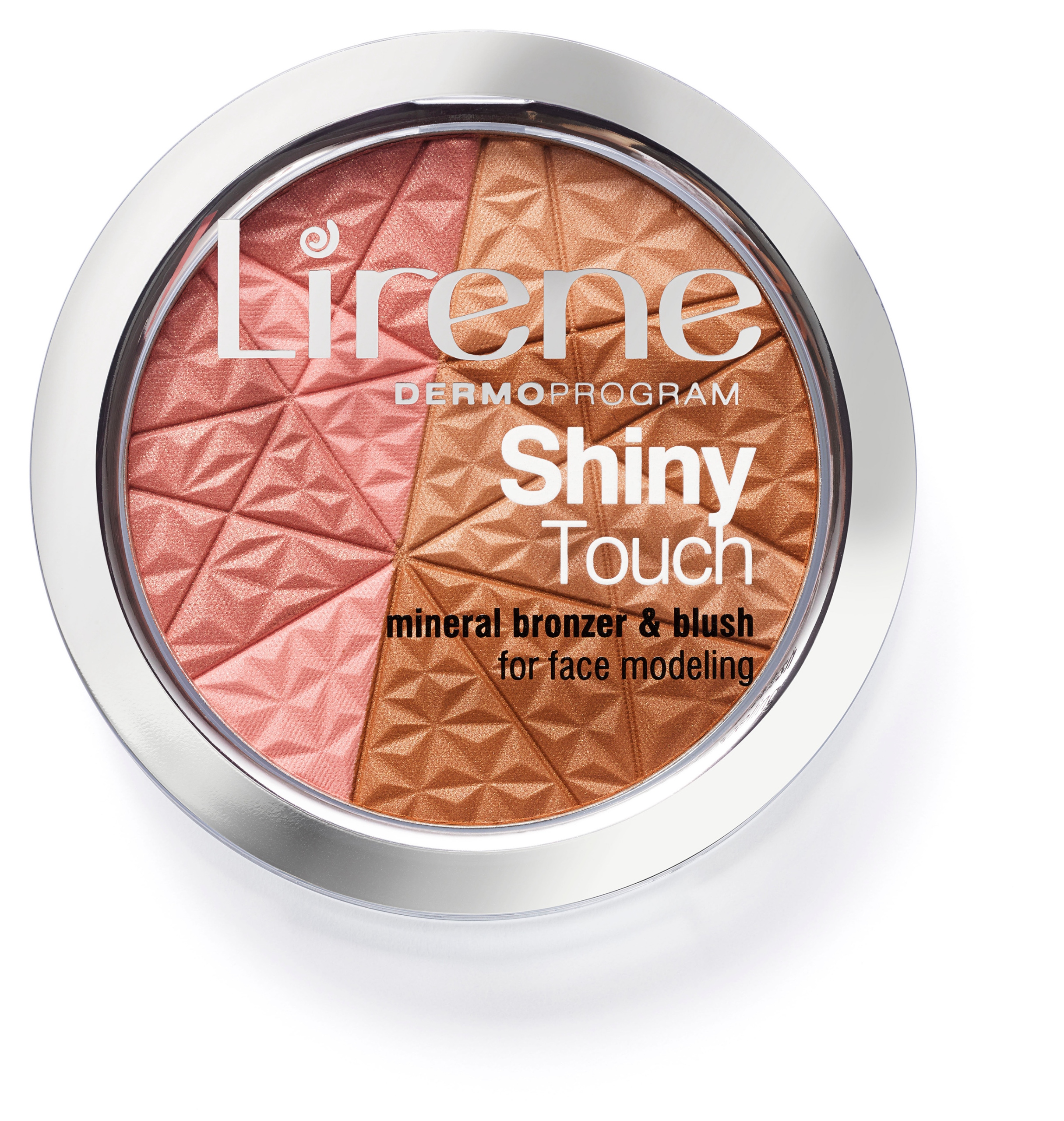 LIRENE Shiny Touch MINERALNY BRONZER Z RÓŻEM