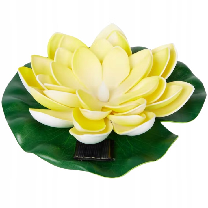 Lilia Wodna Led Z Panelem Słonecznym do oczka fontanny SOLARNA LAMPA BIAŁA Kod producenta 1631