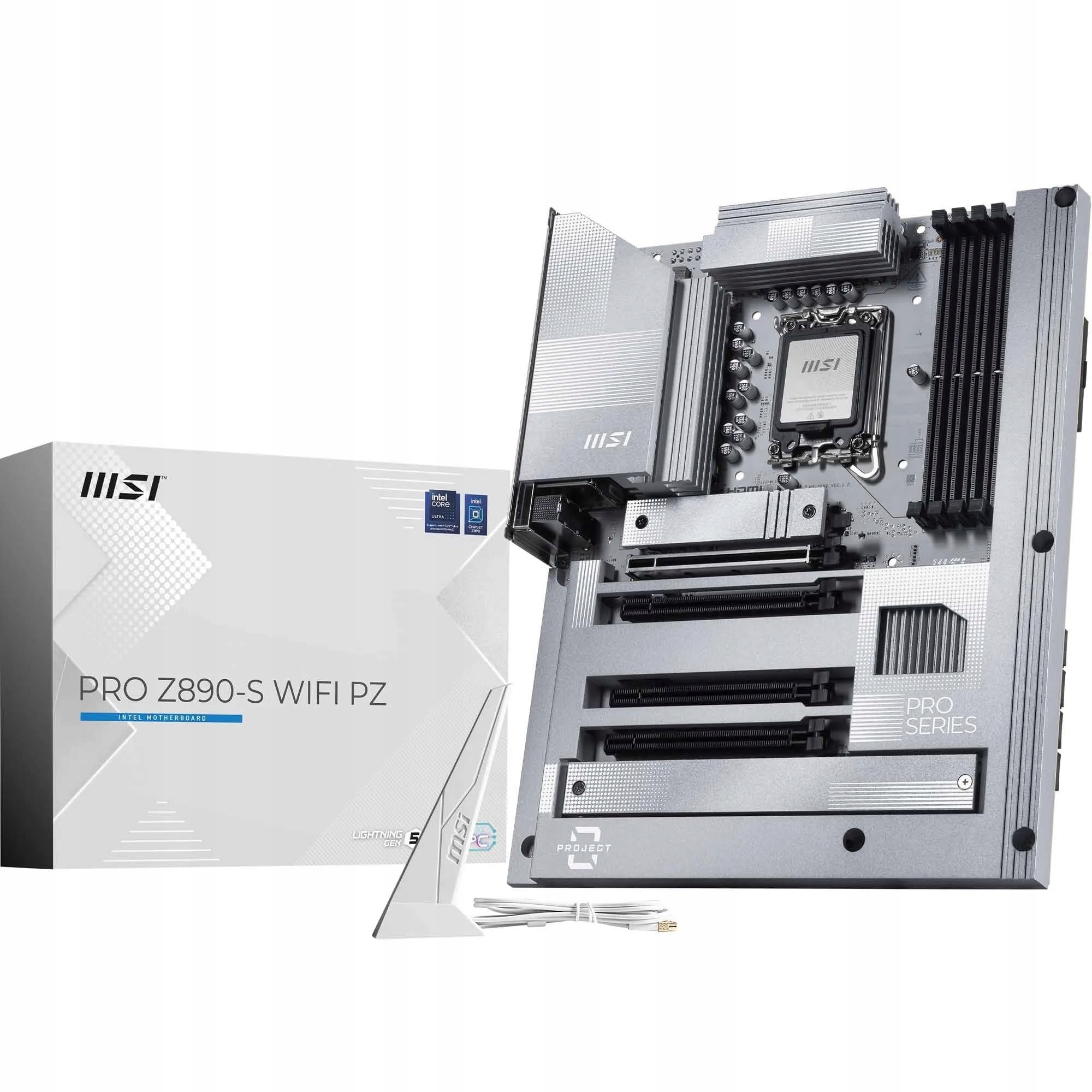 MSI PRO Z890 S WiFi PZ ATX Motherboard Intel DDR5 PCIe 5 M2 WiFi 7