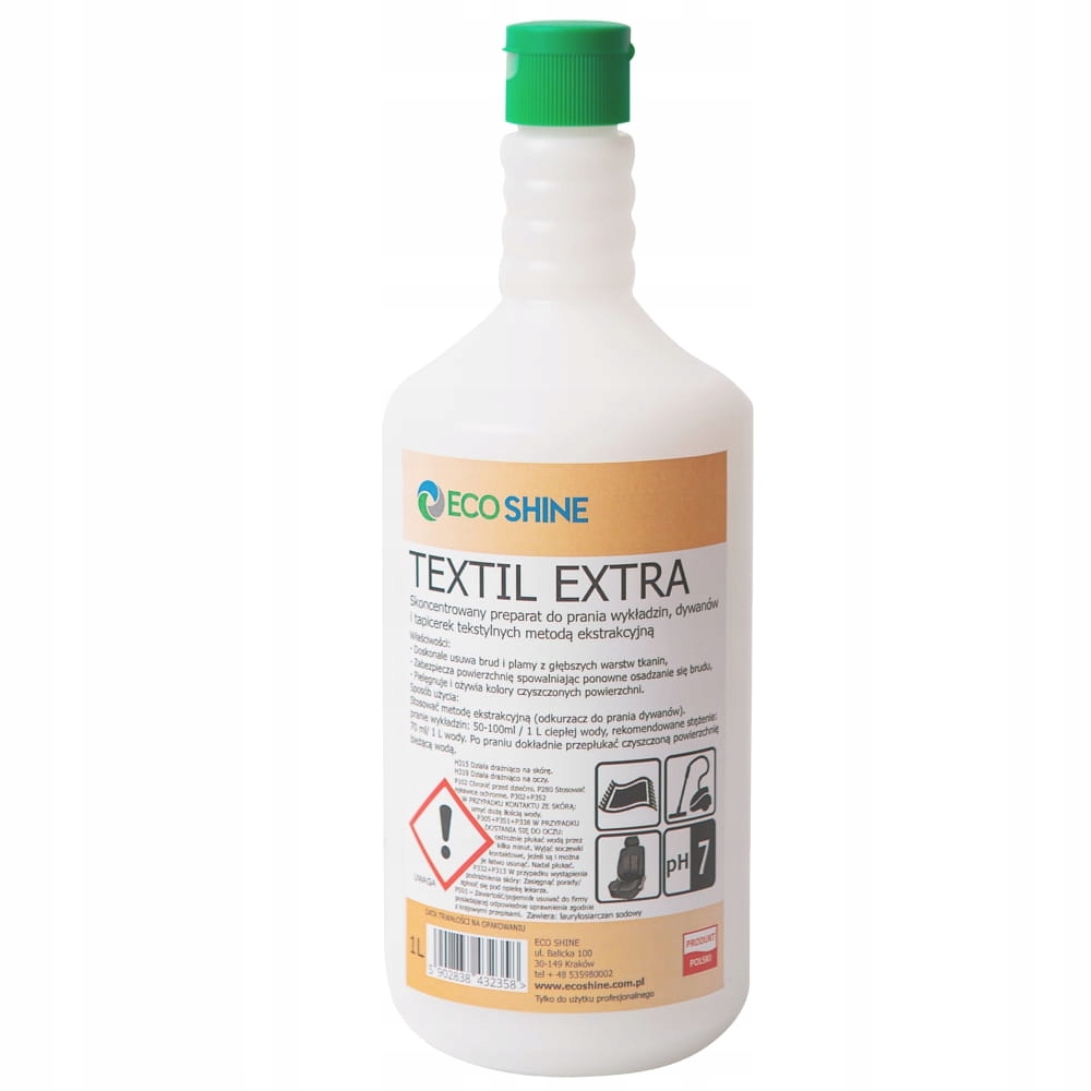 

Eco Shine Textil Extra 1L Pranie Maszynowe Dywanów