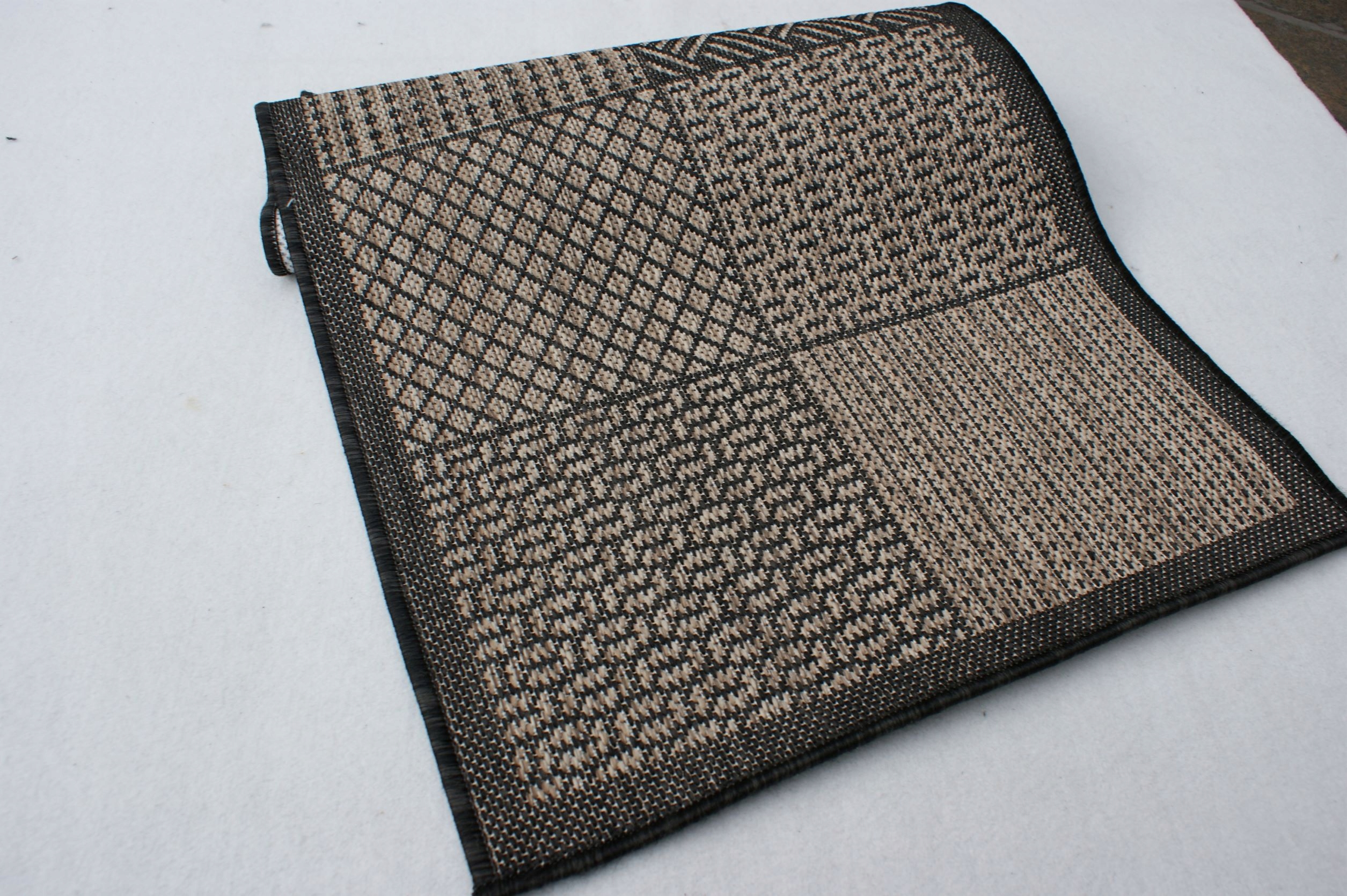 

Dywan Chodnik Sznurkowy 100x220 cm Kwadraty Brown