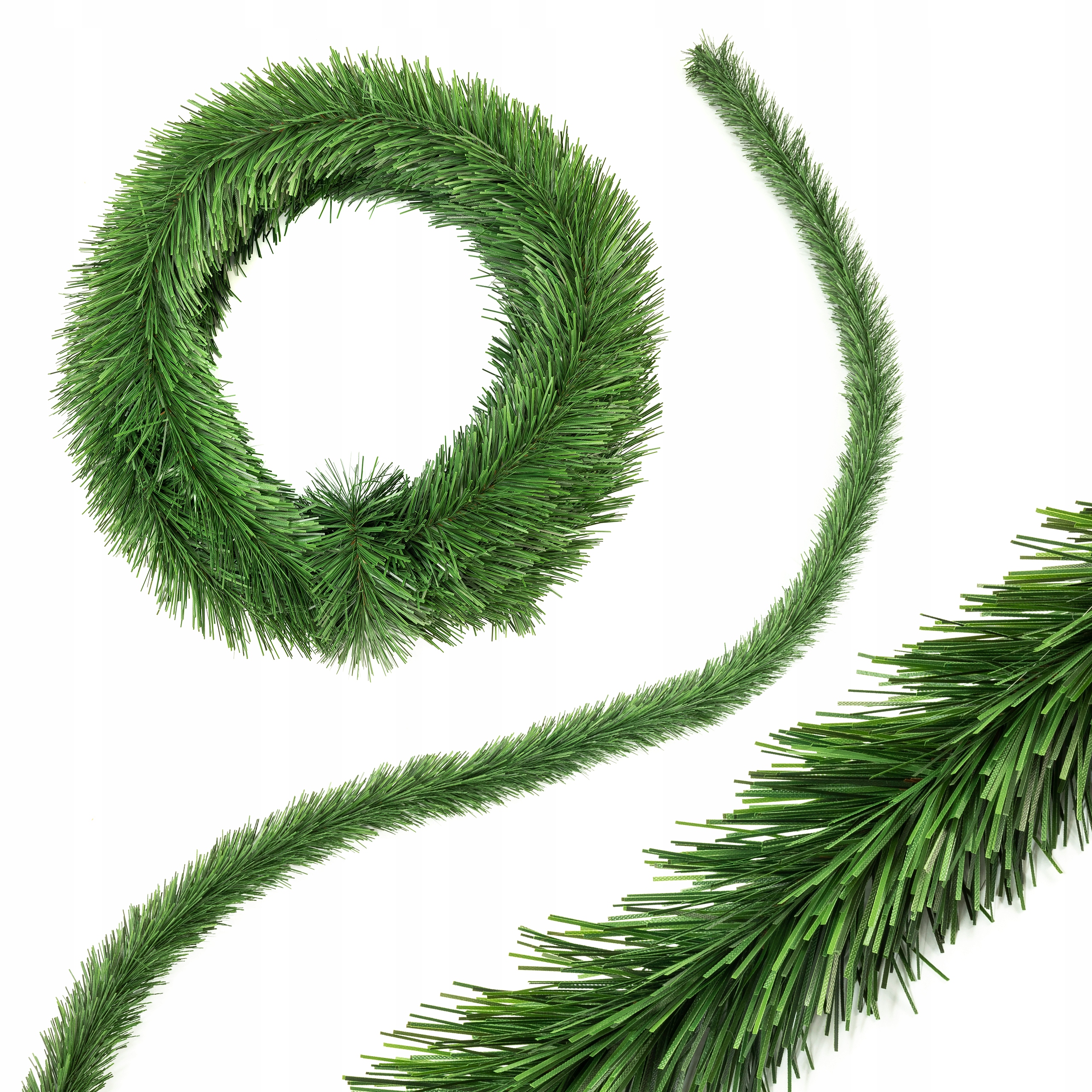 

Girlanda 500 cm Sztuczna Choinkowa Zielona Łańcuch