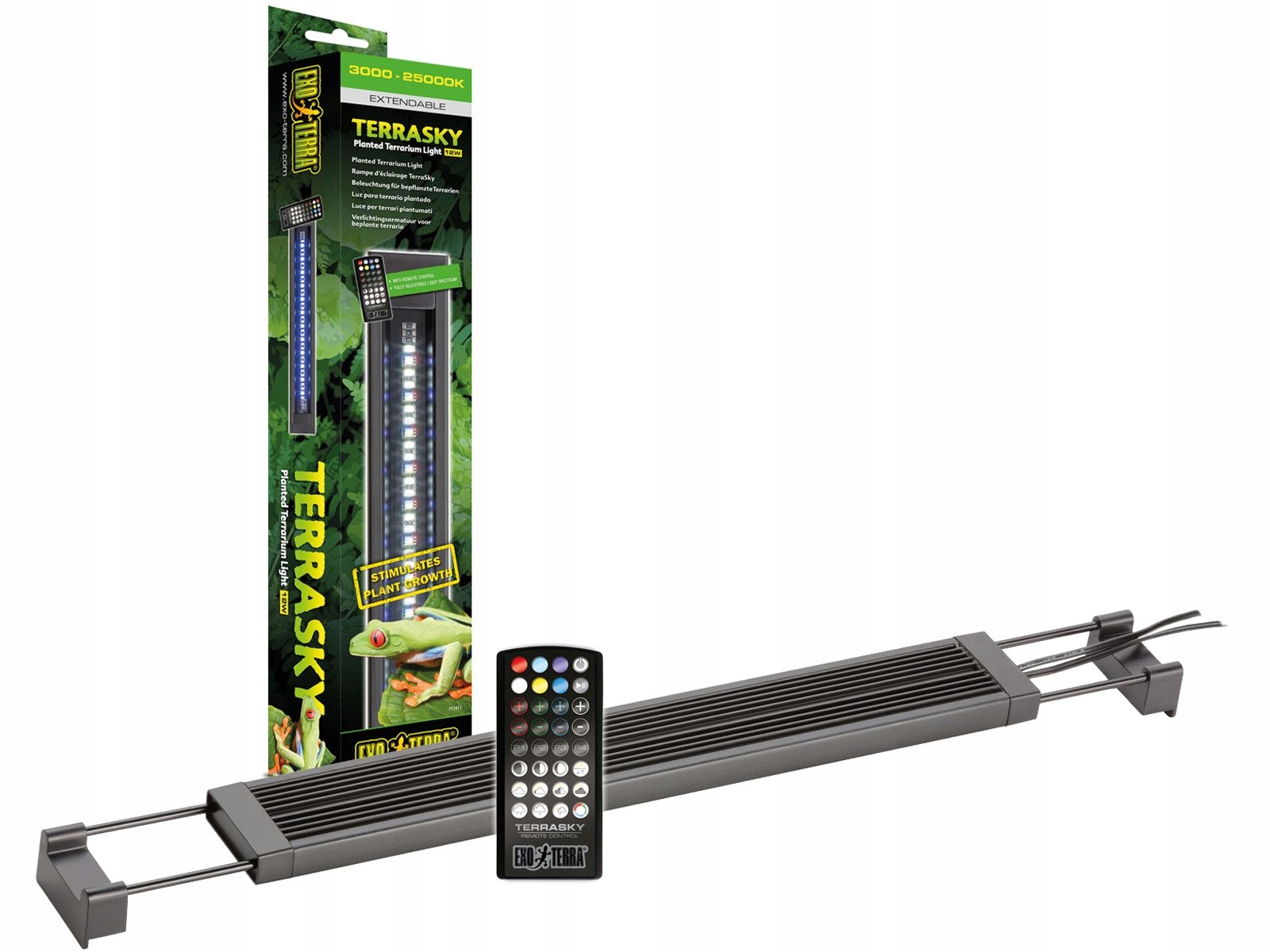 Levně Led světelný paprsek 12W do terária, 38-60cm TerraSky Exo Terra