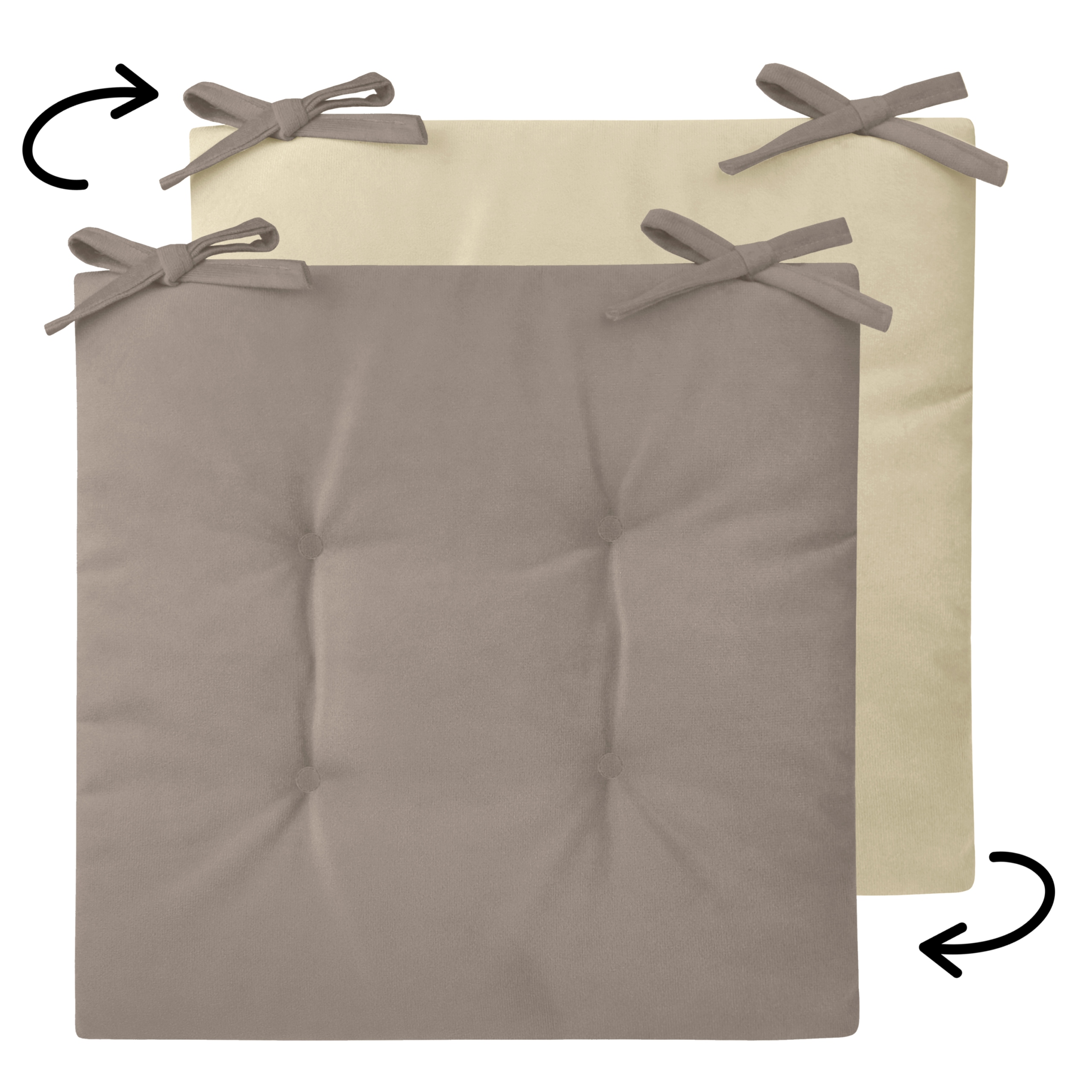 WODOODPORNA PODUSZKA NA KRZESŁO 40x40 CM VELVET Długość poduszki 40 cm