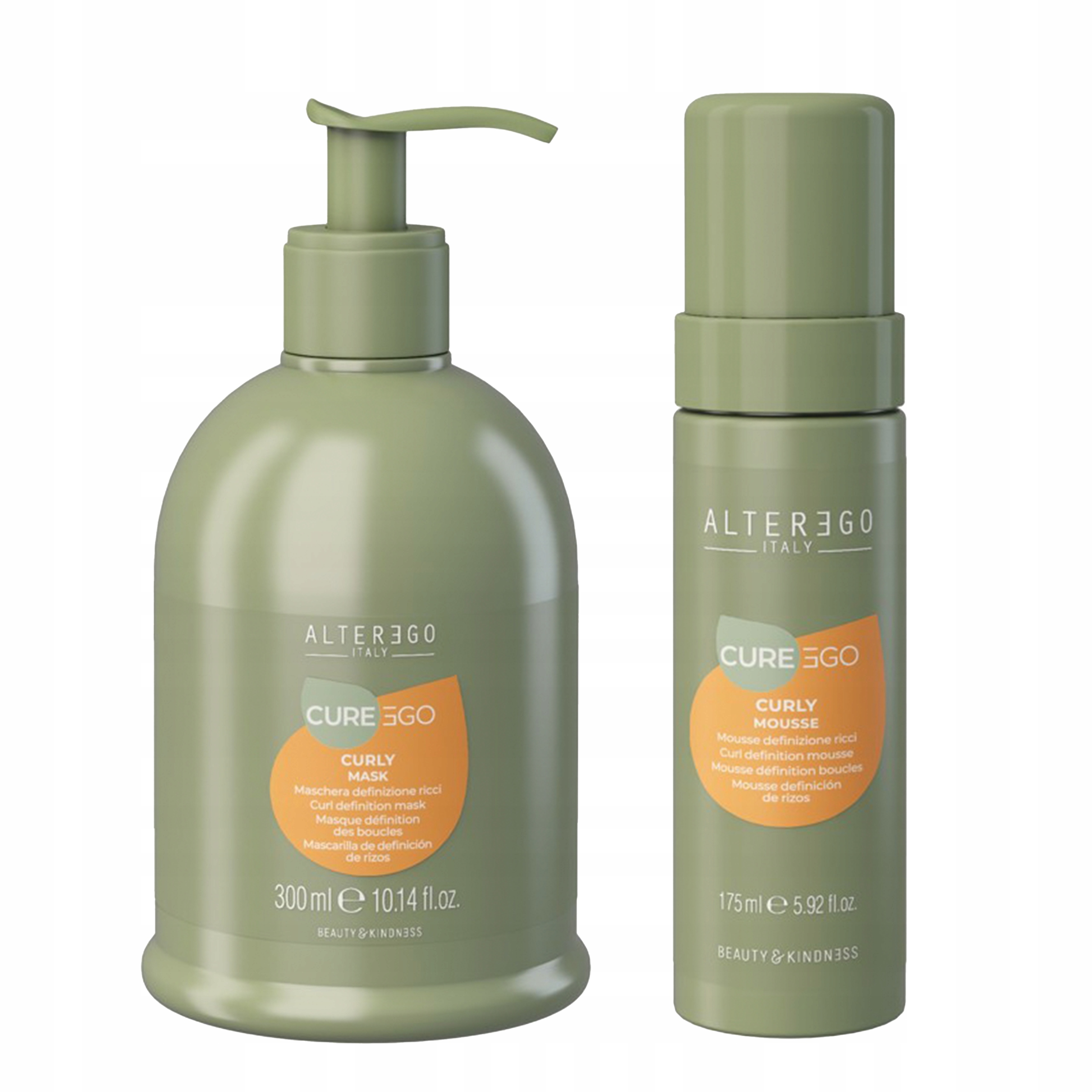 Alter Ego Cureego Curly Maska 300 ml Pěna 175 ml