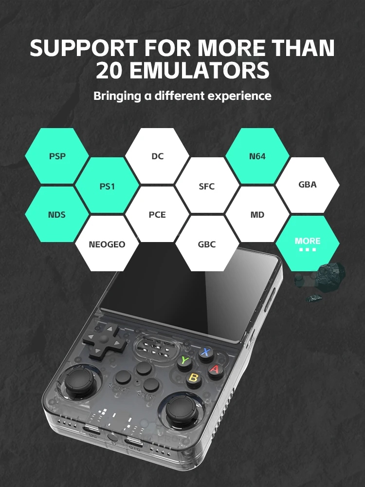 DATA FROG R36S Retro przenośna konsola do gier wideo System Linux 3.5 Cal Kod producenta SKU01248