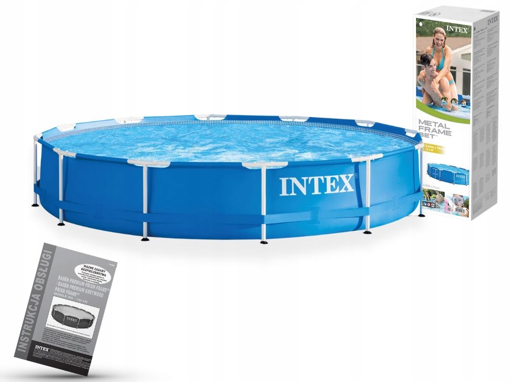 Intex 28210NP Roštový bazén okrúhly 366x76 cm