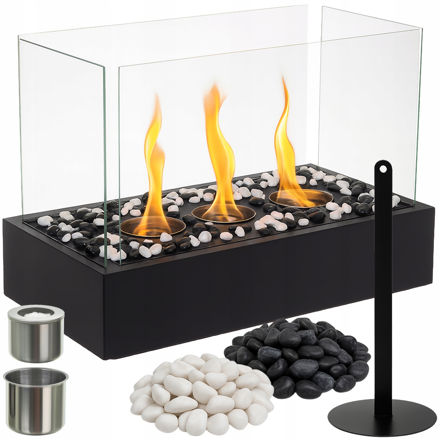 Volně stojící biokrb do domácnosti Bezkouřový biokrb na bioethanol kamínky