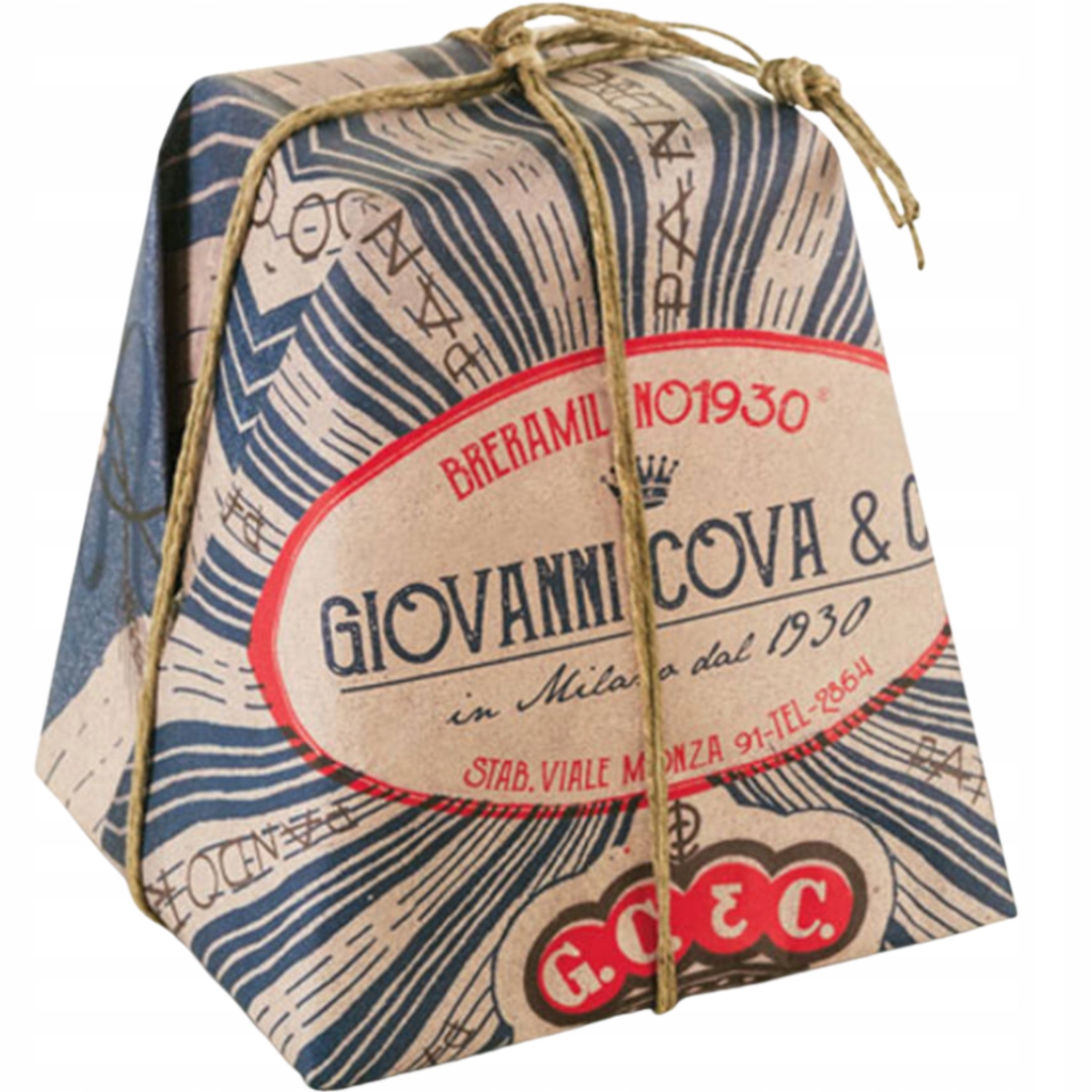 Levně G.Cova Pandoro Classico 1 kg italský vánoční dort v ozdobném papíru