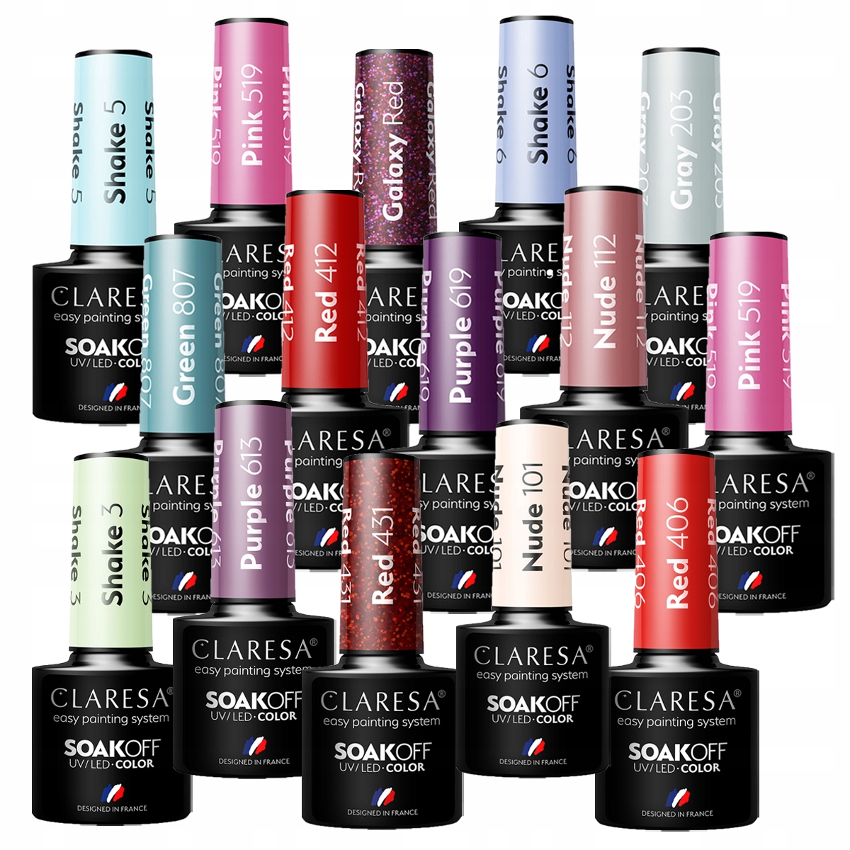 

Claresa lakier hybrydowy Uv Led 10 5 Gratis!