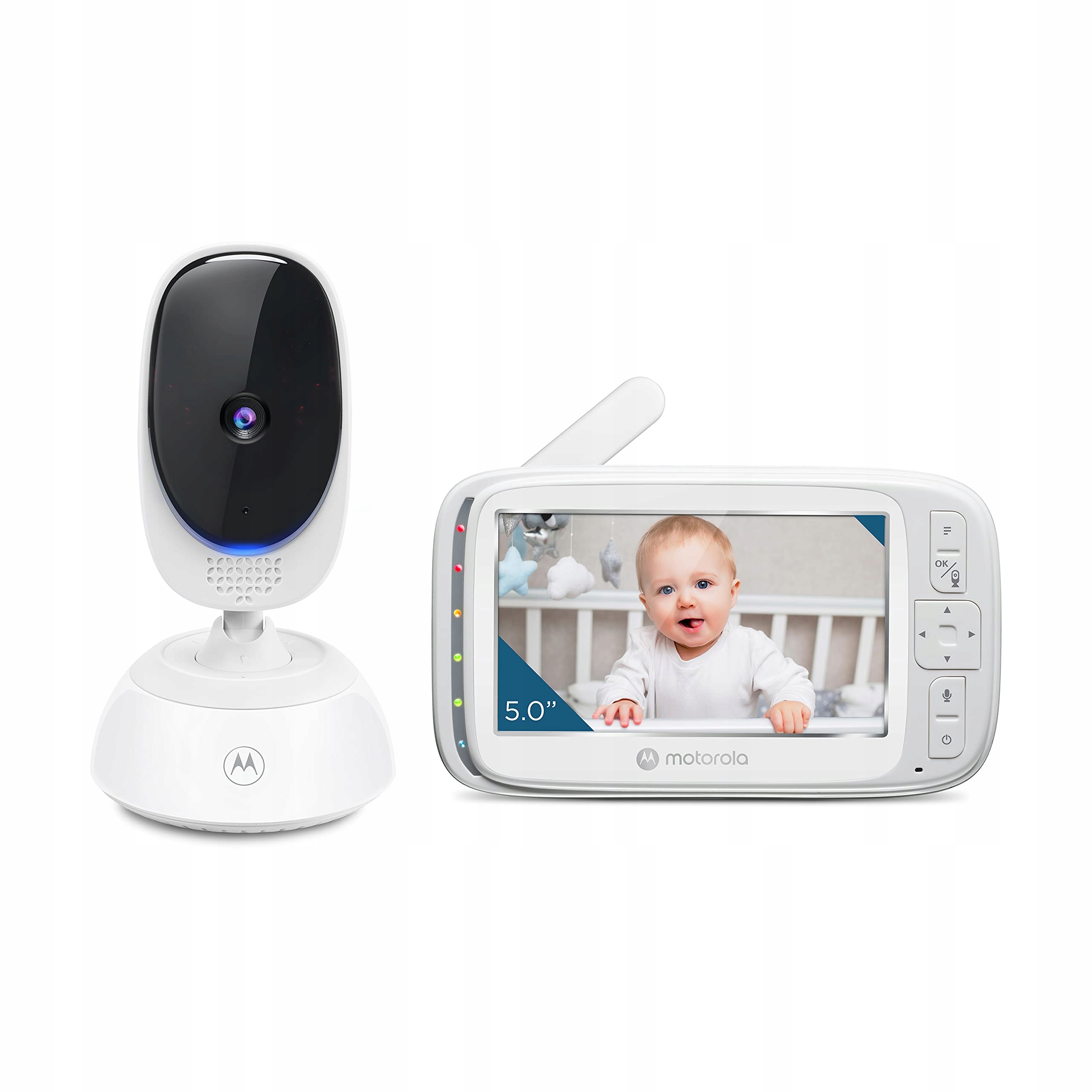 MOTOROLA Elektroniczna Niania Kamera 5" Monitor Nocny Zoom Komunikacja — miniatura 2