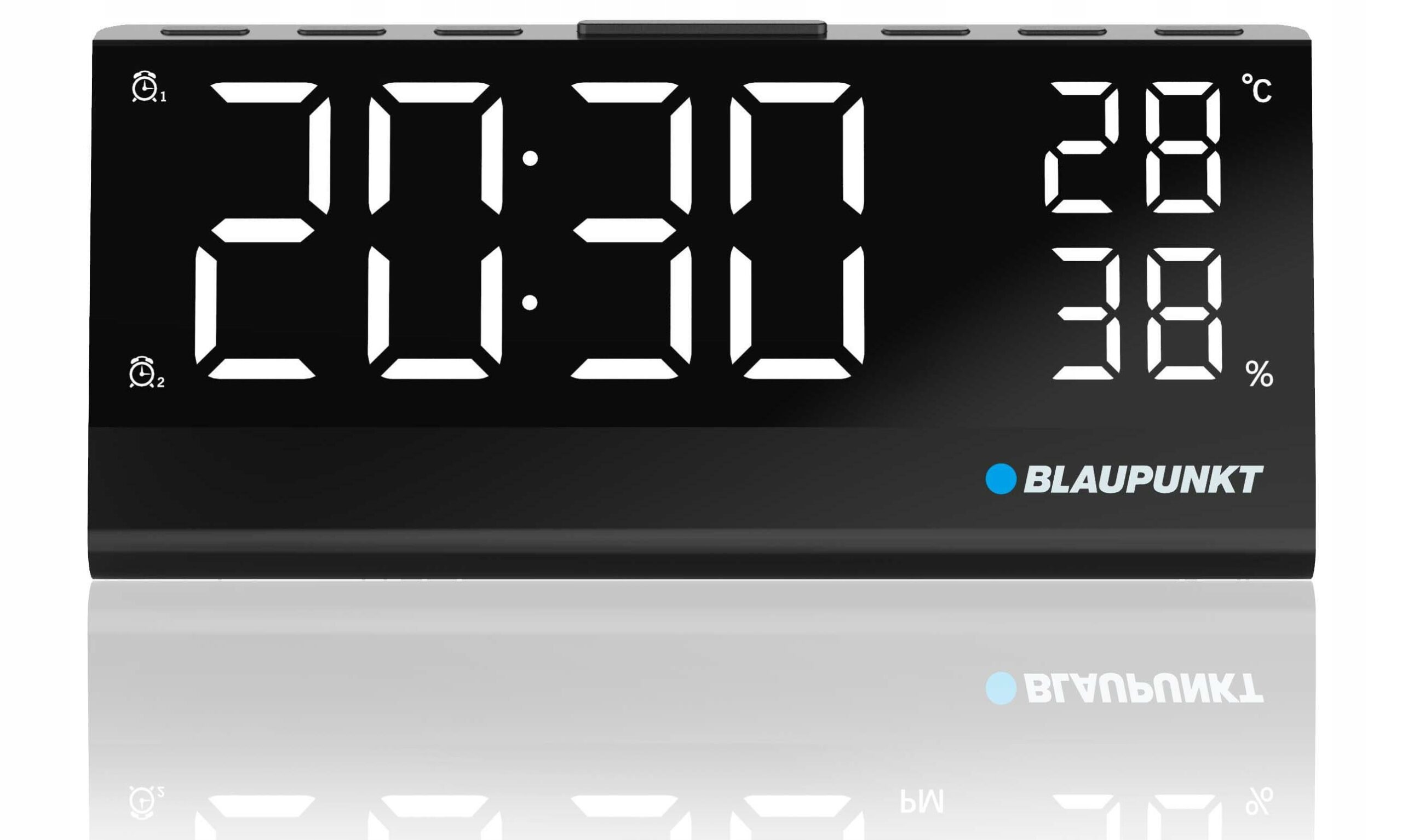 Radiobudík LCD s čidlem teploty vlhkosti – Blaupunkt CR10ALU
