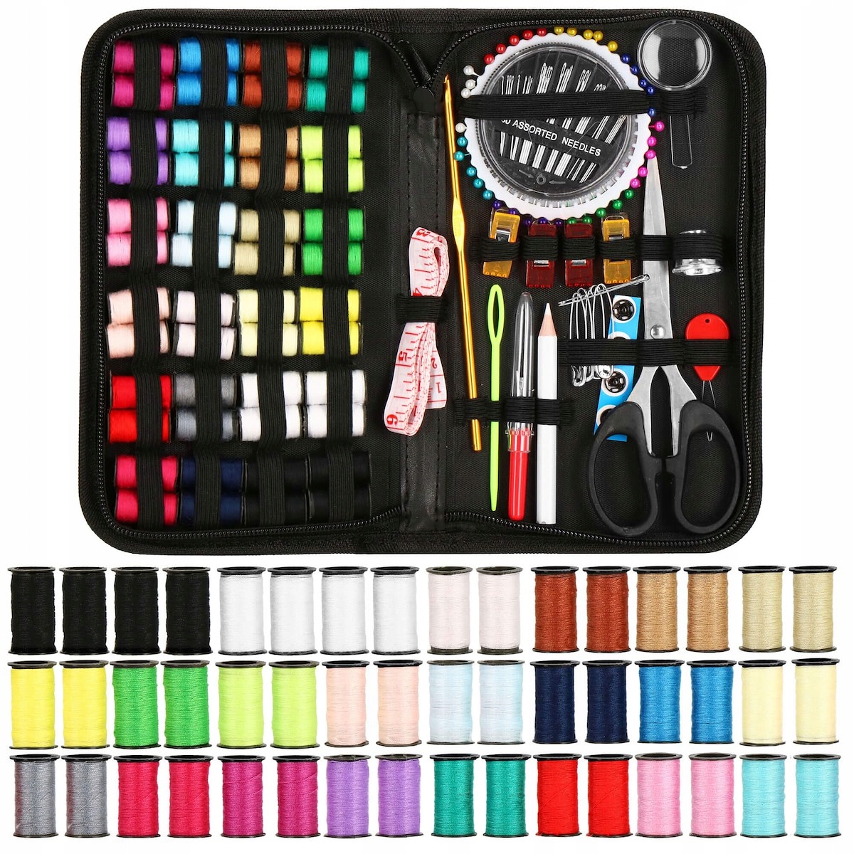 Velké Krejčovské Náčiní Nici Jehly Organizér Na Šicí Příslušenství 172el