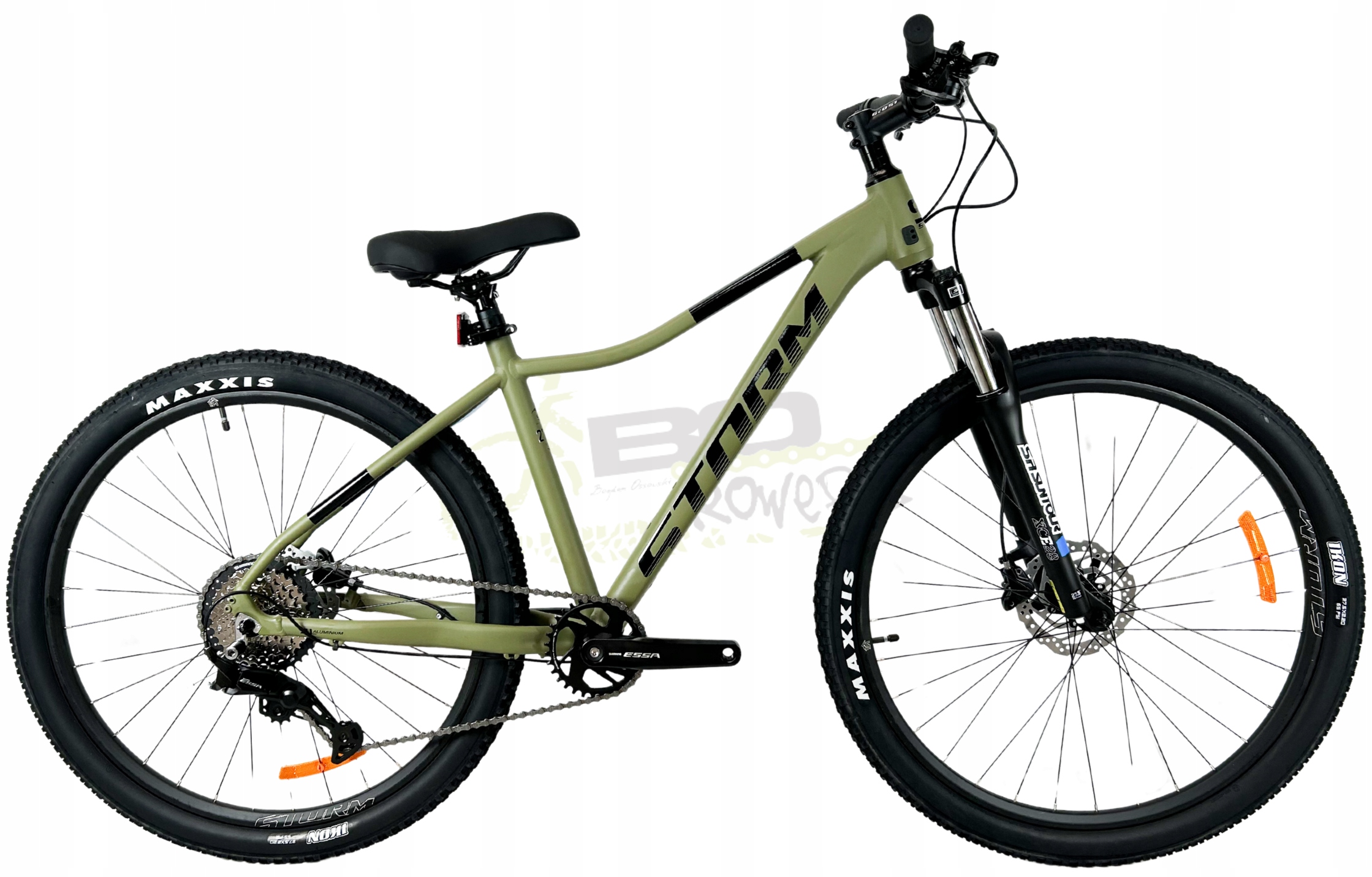 Rower Górski Mtb Storm Shark 4.0 rama 17 27,5 oliwka 2025 1x8