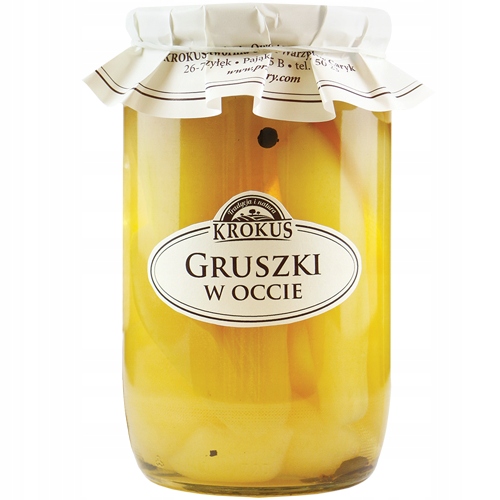 Hrušky V Octě 700 g (400 g) – Krokus