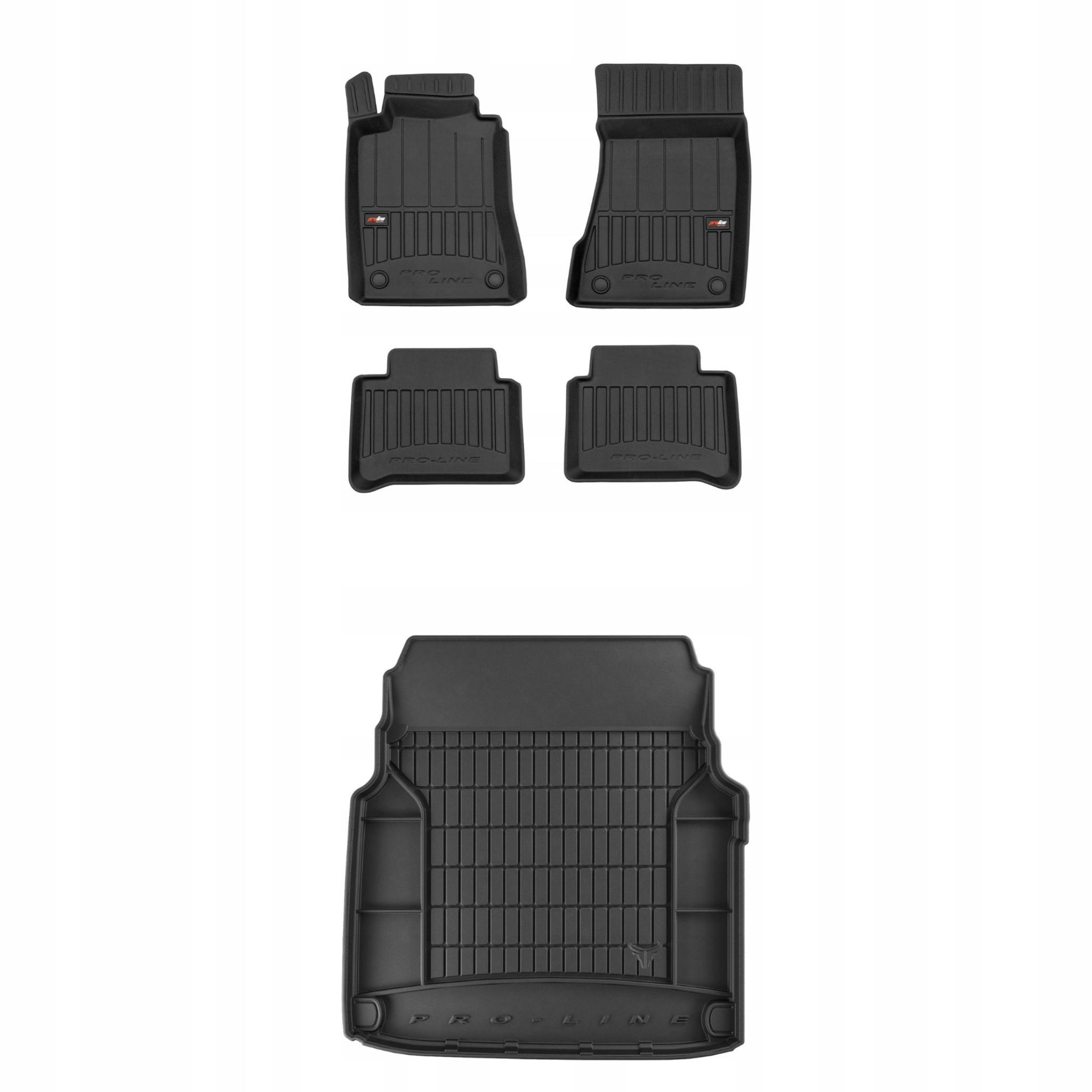 Sada gumových kobercov a rohoží pre Mercedes E W211