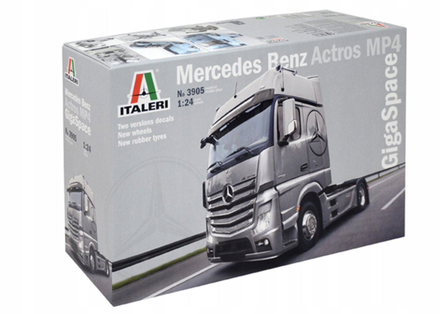 Italeri 3905 , Mercedes Benz Actros MP4 Gigaspace , 1:24