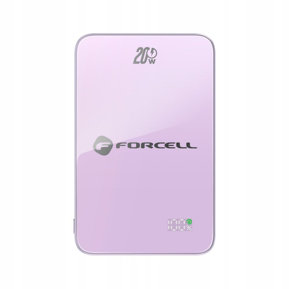 Powerbank MagSafe Forcell 10000 mAh fioletowy