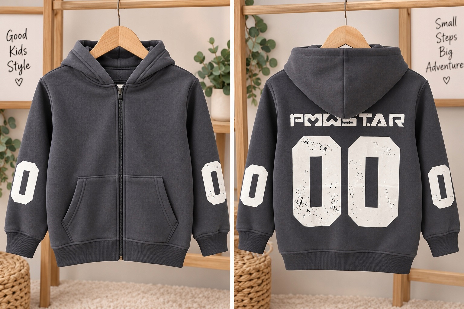 Bluza Chłopięca Ocieplana Rozpinana Grafitowa rozm. 134