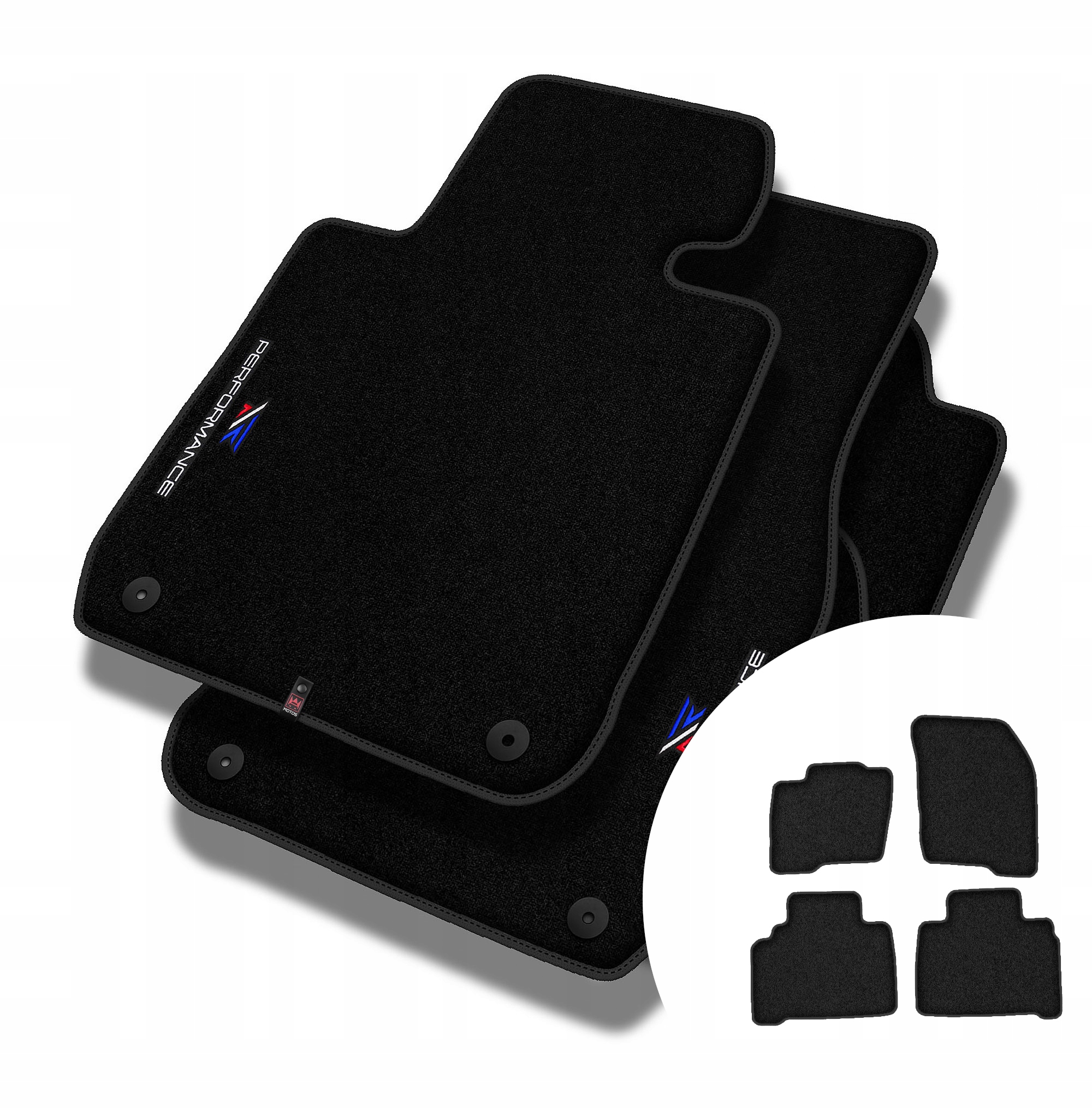 Velúrové koberčeky Performance Premium pre Ford S-max II 2010-2019