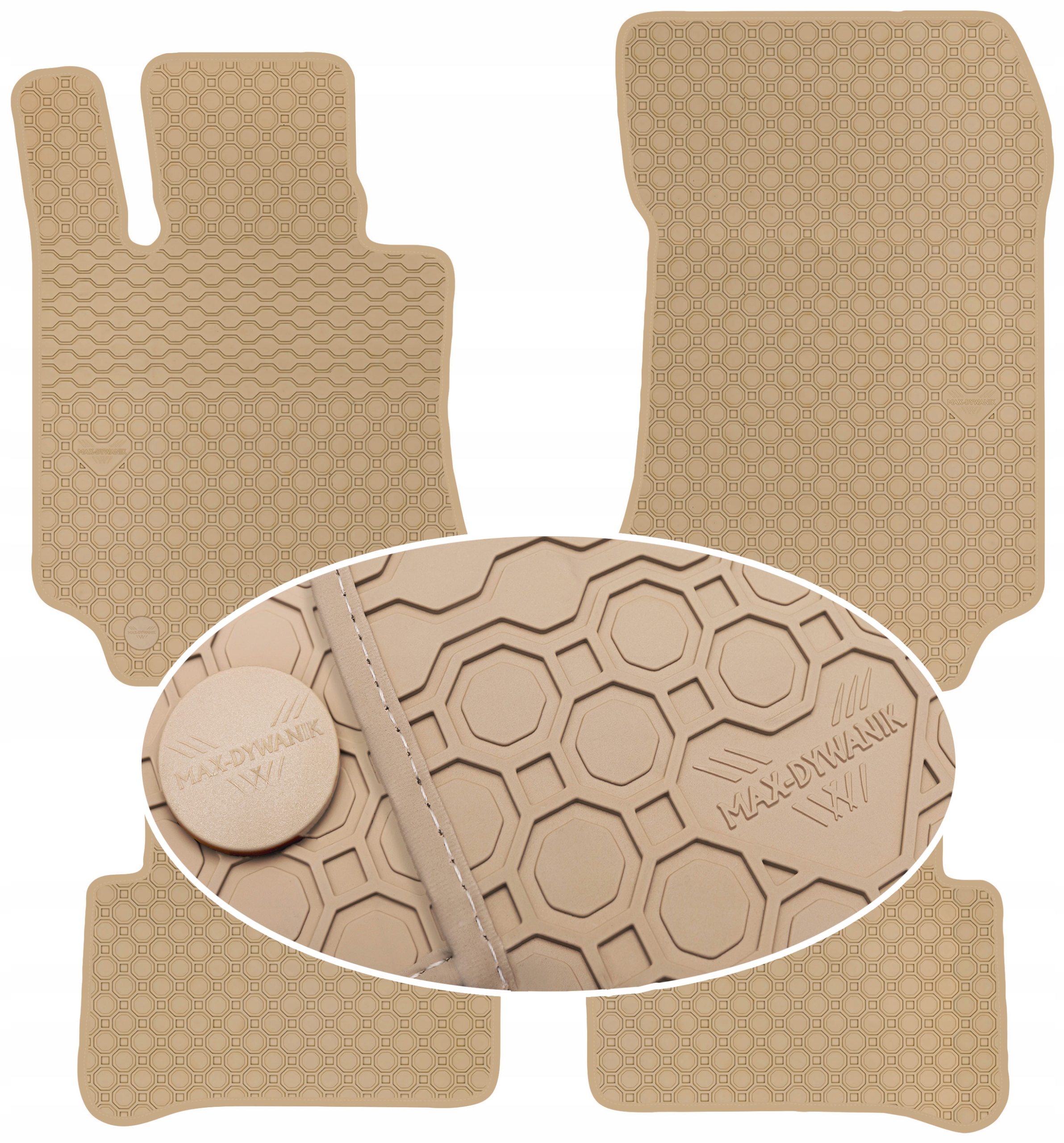 Mercedes E-Klasa W212 09-16 Koberce Béžové