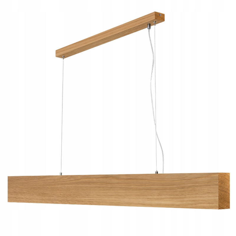 Závěsná stropní Led lampa Dubová 140 cm Obývací pokoj Kuchyně Nad stolem 50W 4000K
