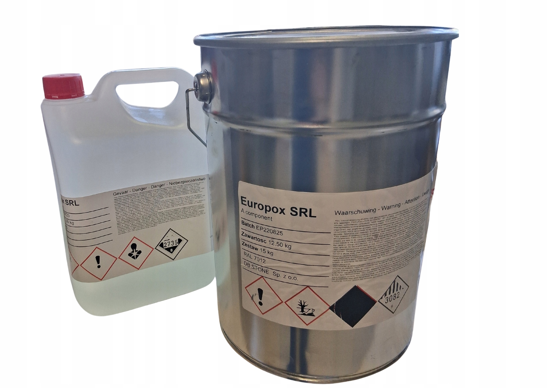 Epoxidová živica na garáž Tmavosivá Rall 7012 Živicová podlaha 40 m2