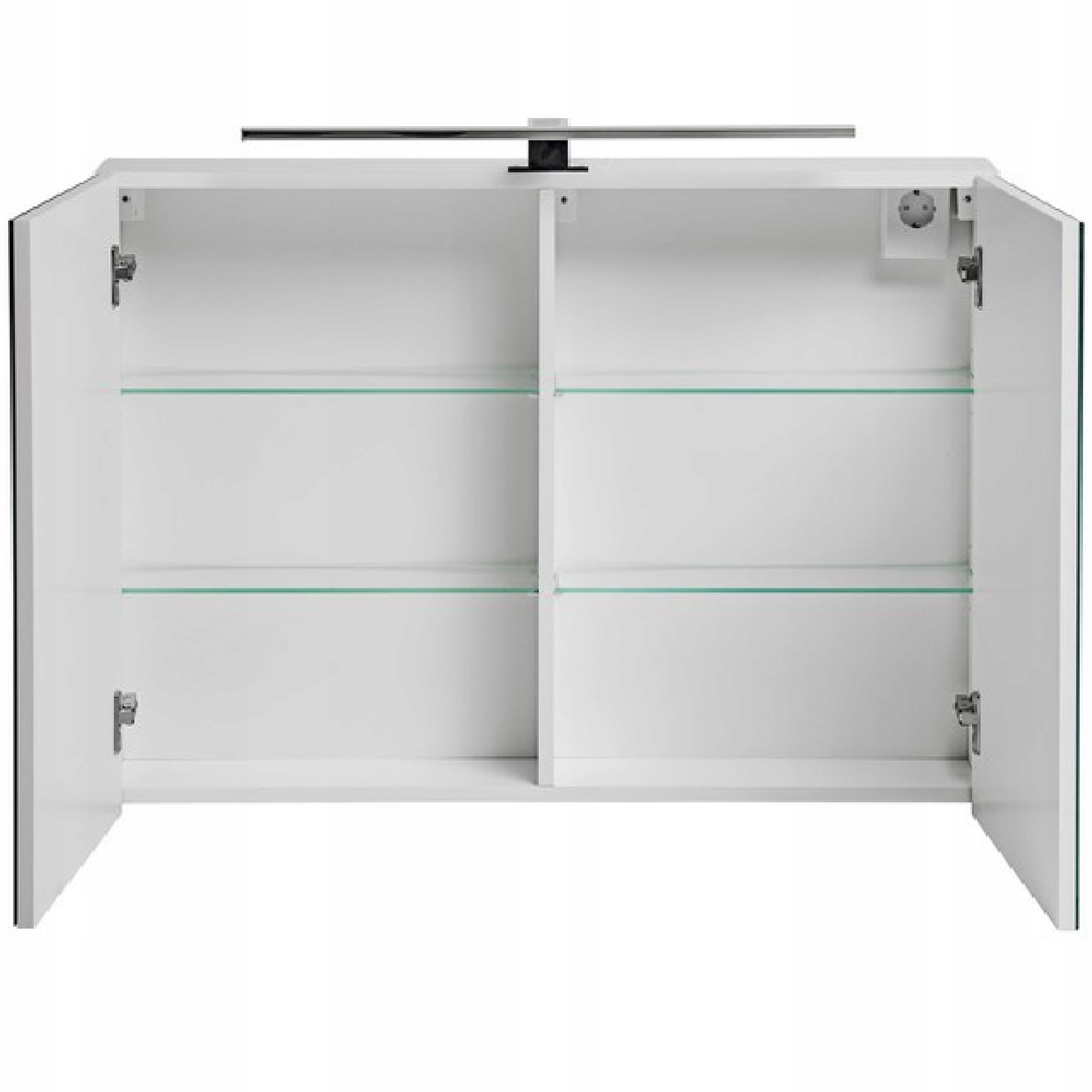 Szafka z lustrem 90 cm LEONARDO WHITE 84-90 Marka Comad