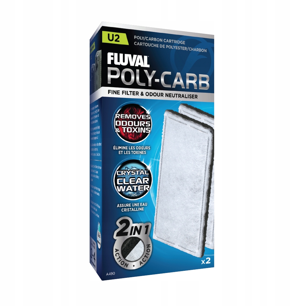 

Fluval wkład węglowy do U2 Poly-Carb