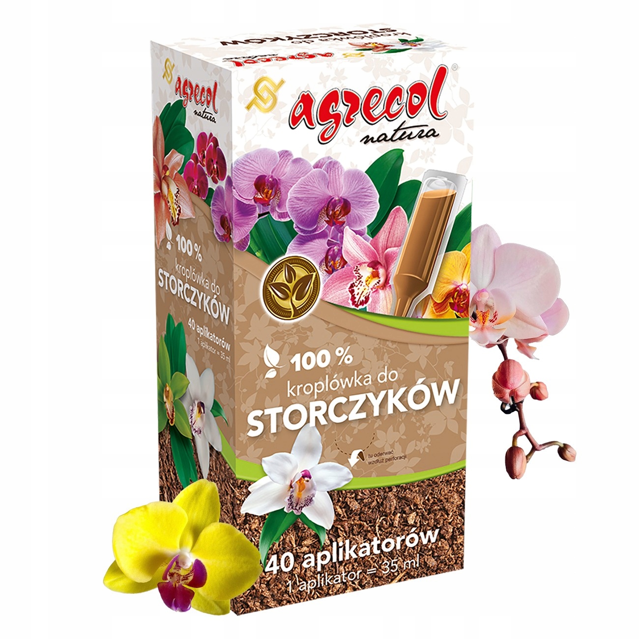 Agrecol Organický Kondicionér Hnojivo Na Orchideje Aplikátor 40x35ML