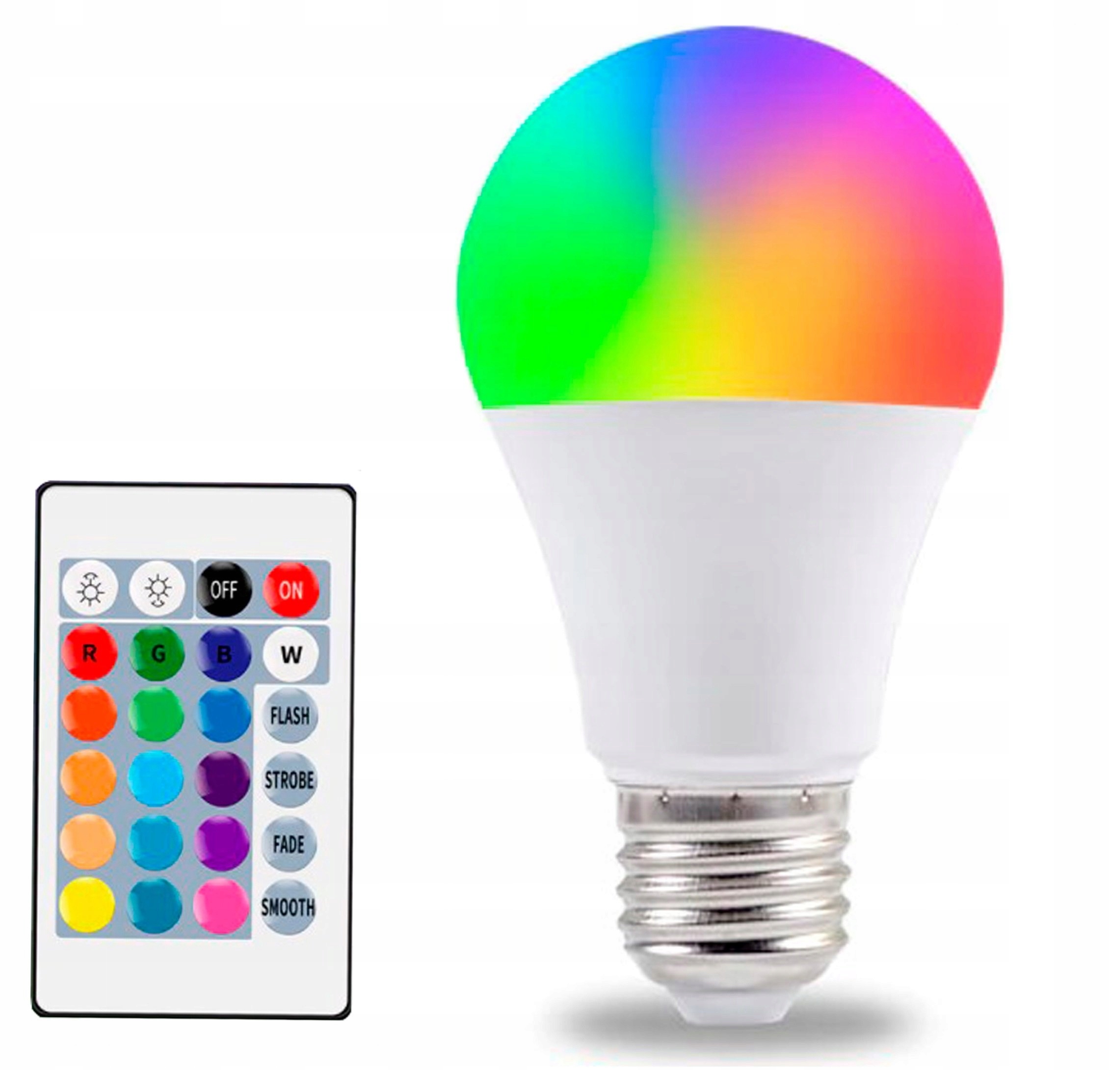 

Żarówka Led Rgb Kolorowa E27 3W Pilot
