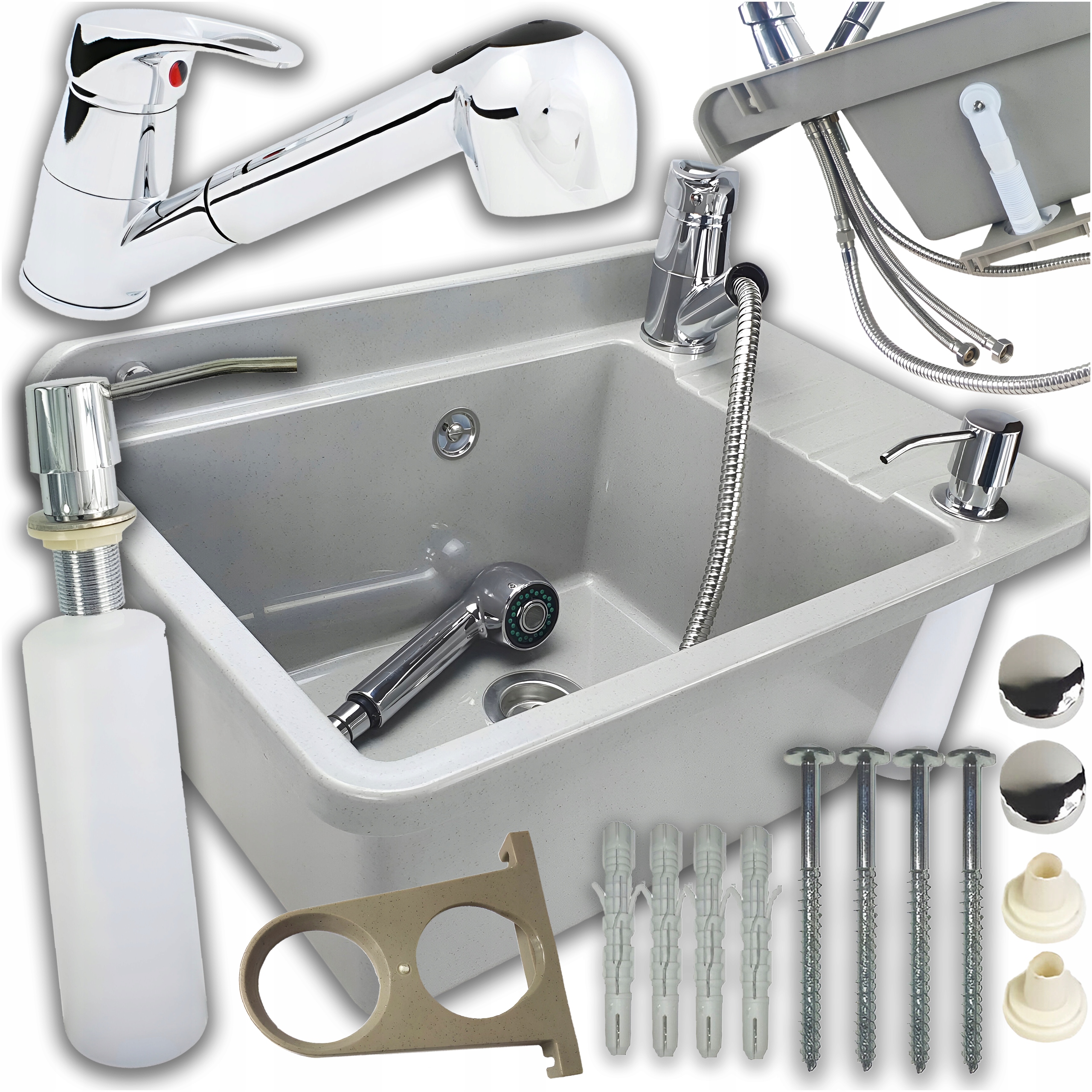 Technický Dřez Baterie Dávkovač Bonus komora Zelvo Compact