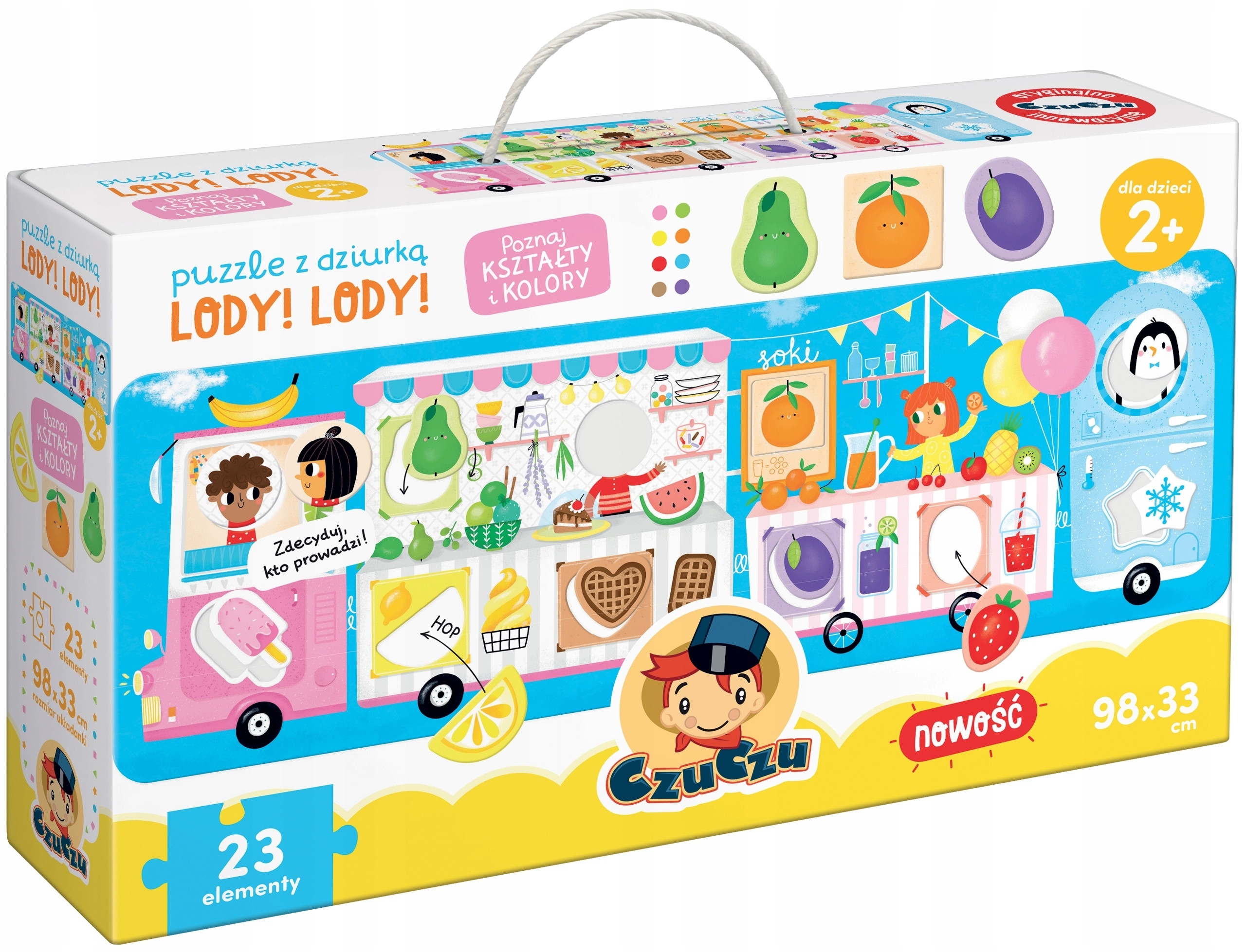 

CzuCzu Puzzle z dziurką Lody Lody