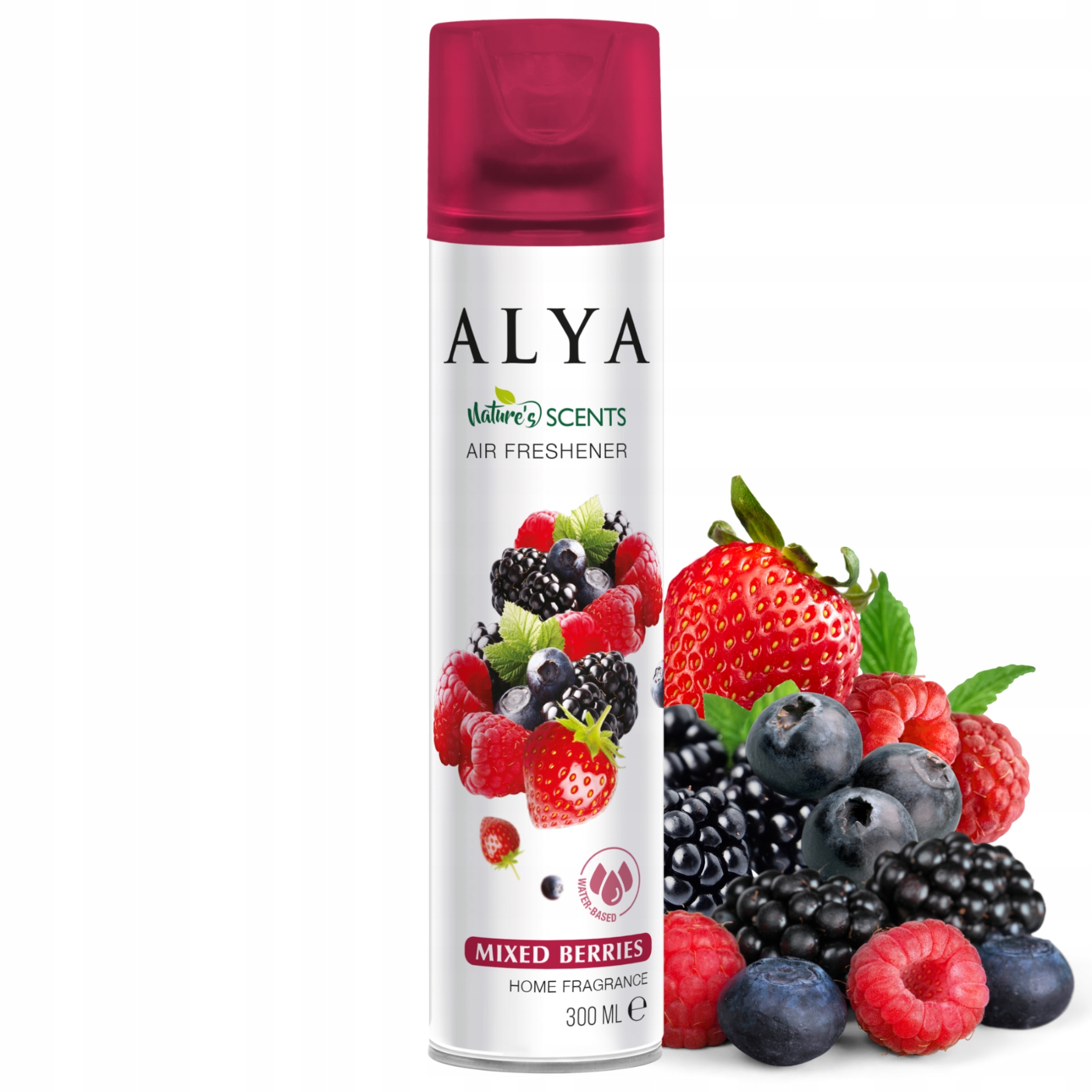 Levně 8 x Alya Osvěžovač ve spreji Mixed Berries do interiéru 300 ml