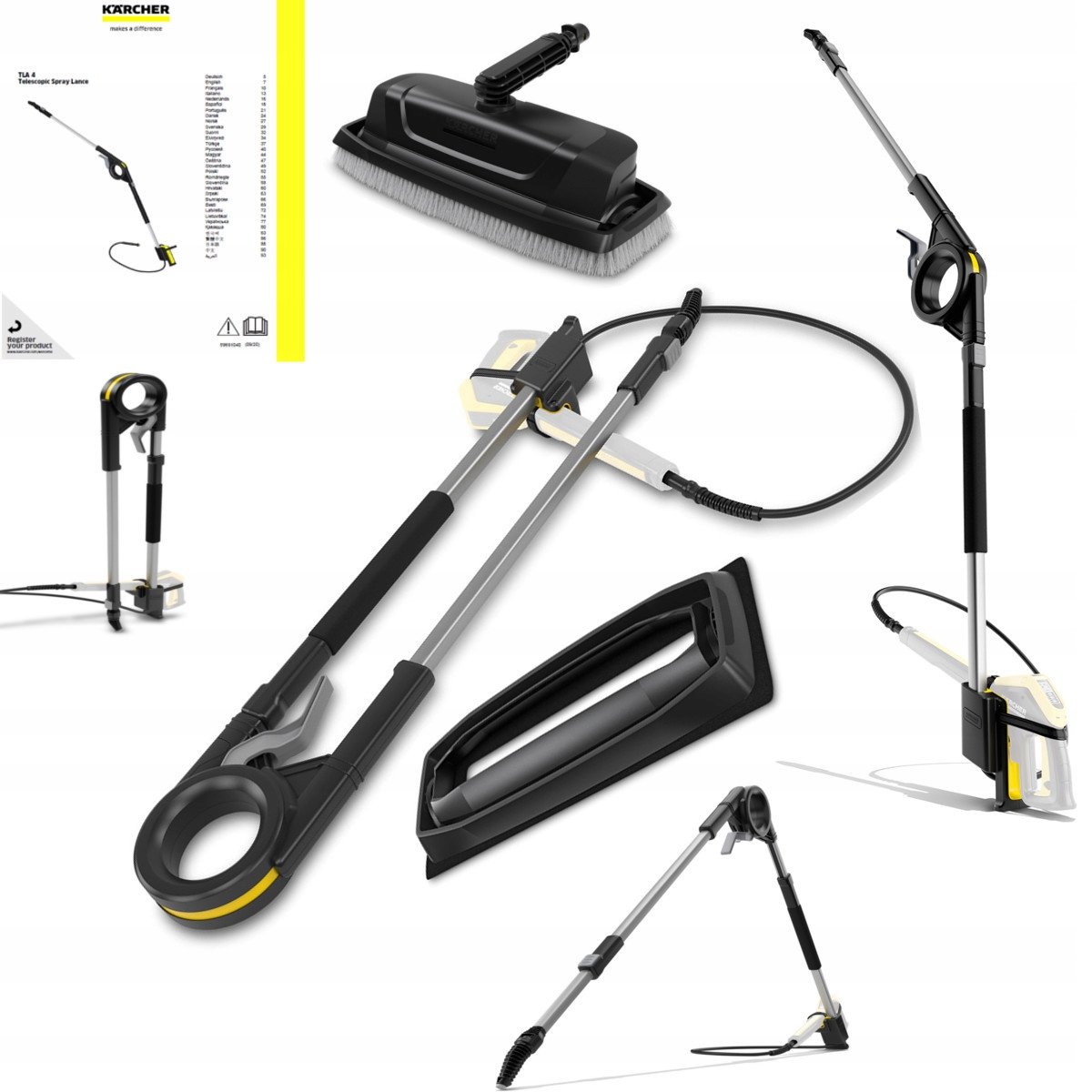 

Tla 4 Lanca Teleskopowa Zestaw Karcher K 5 7 3 4