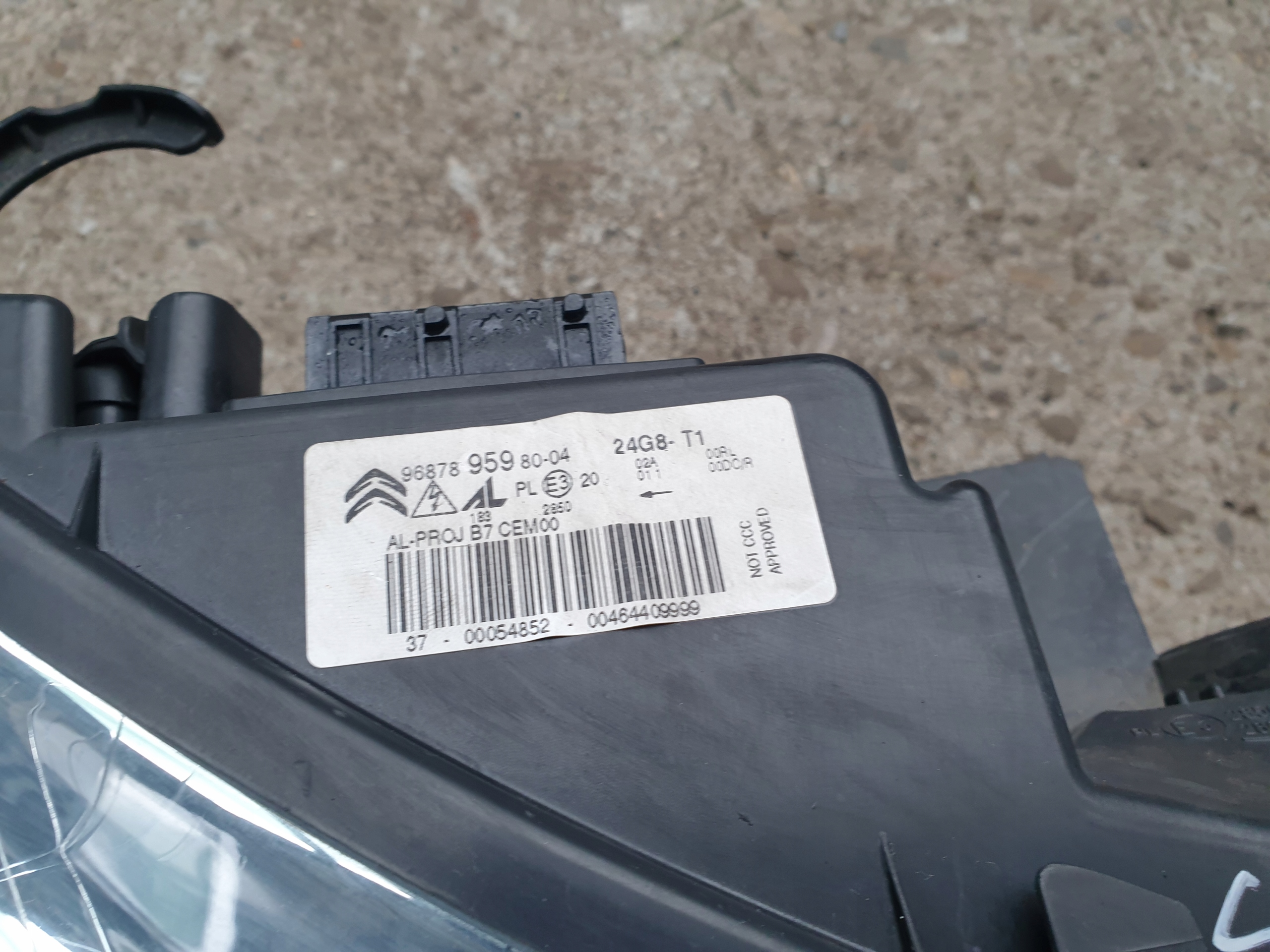 light front right XENON CITROEN C4 B7 II 2015- LIFT 9687895980