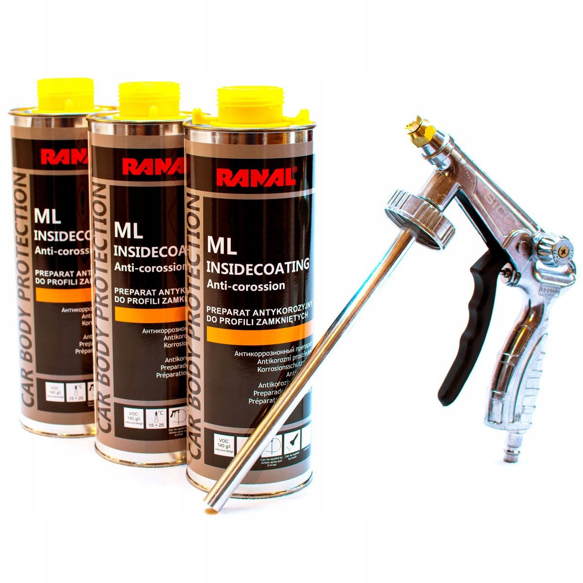 KONSERWACJA PROFILI ZAMKNIĘTYCH RANAL 3L +PISTOLET